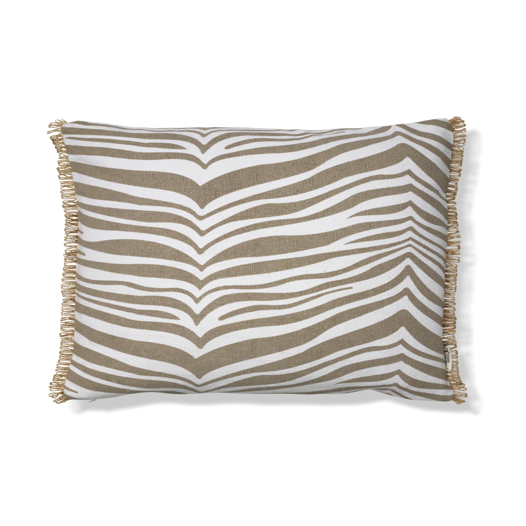 Zebra Prydnadskudde Simply Taupe 40x60