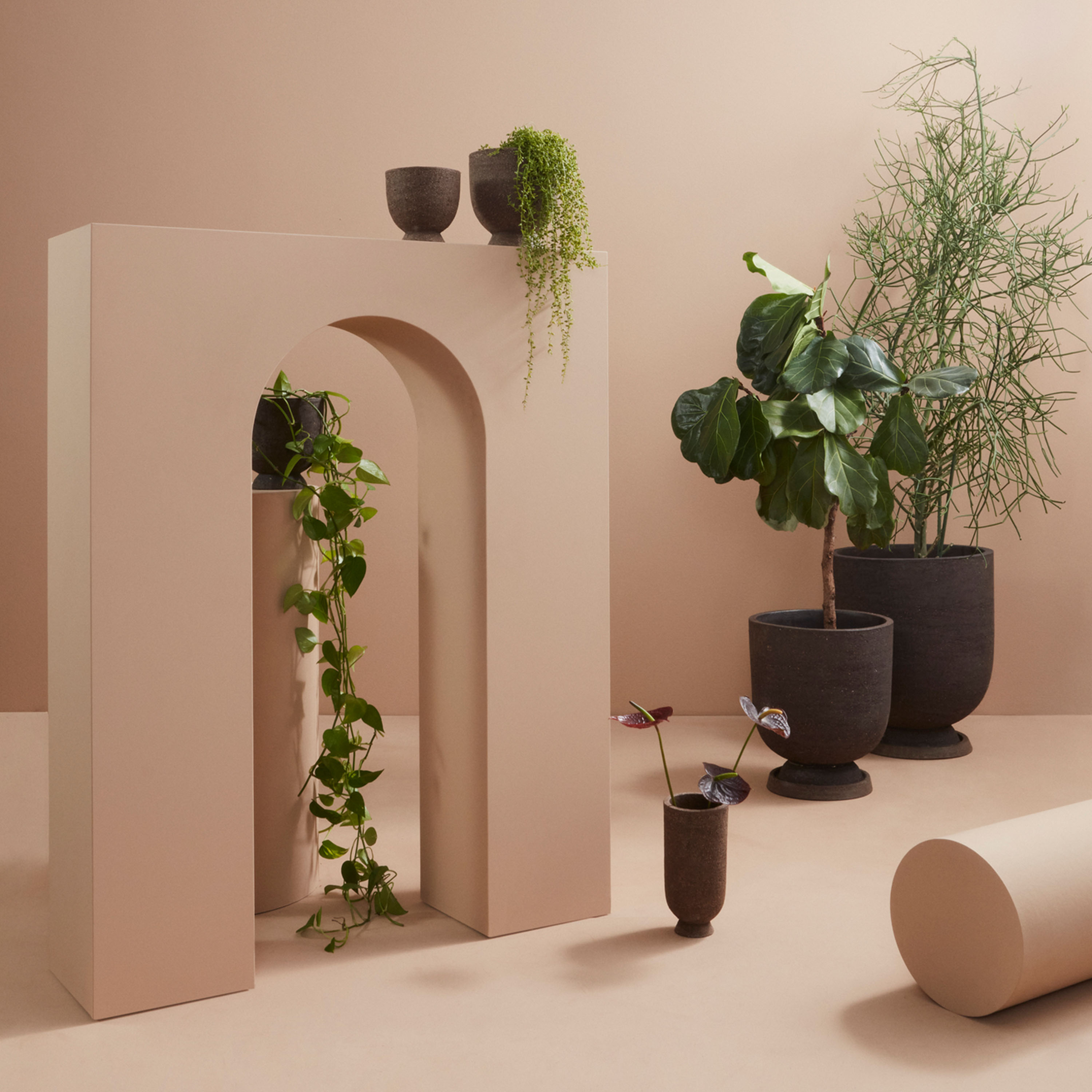 AYTM Terra Krukke Java brown 20x20