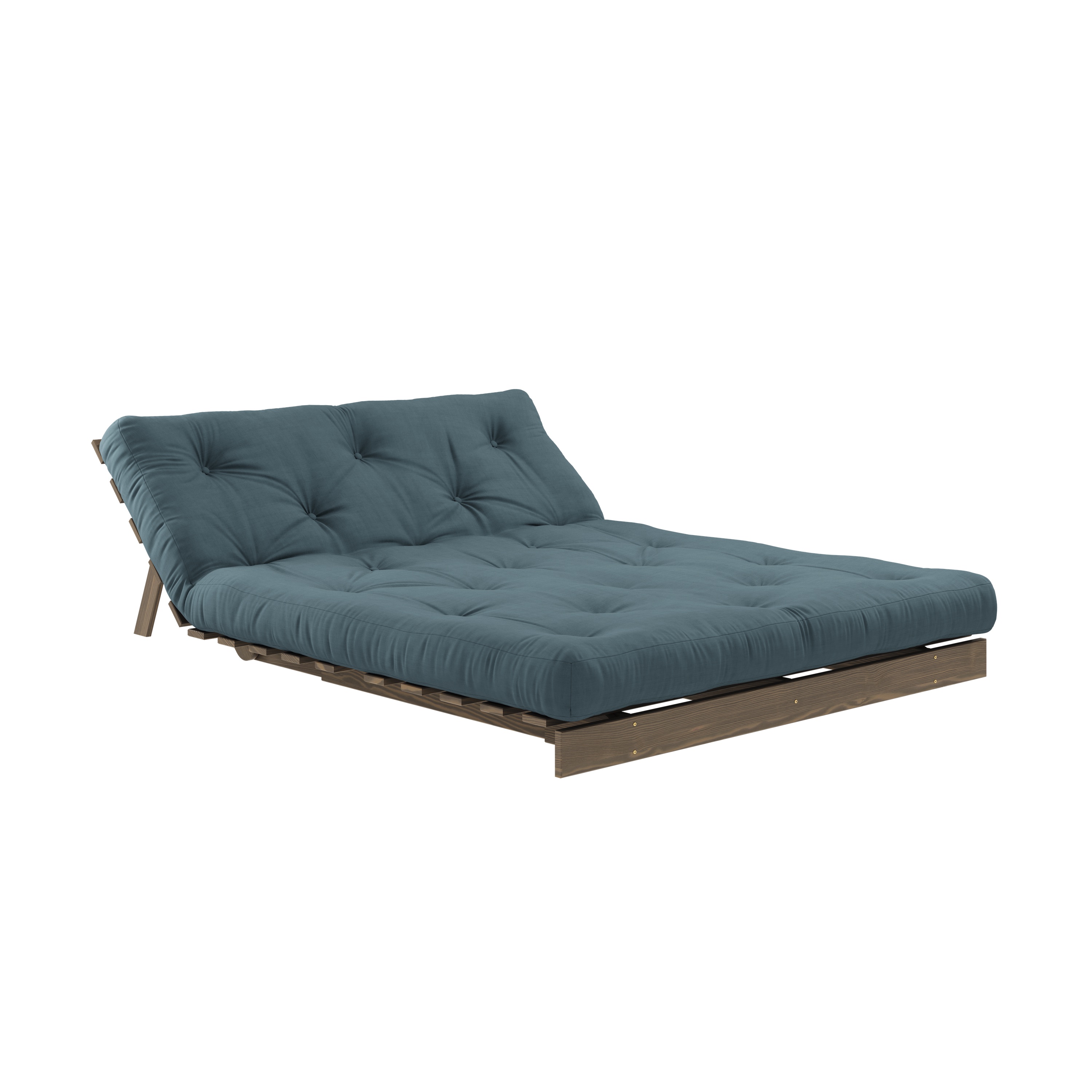 Karup Design Roots Sovesofa Brun/Petrol Blue 140cm