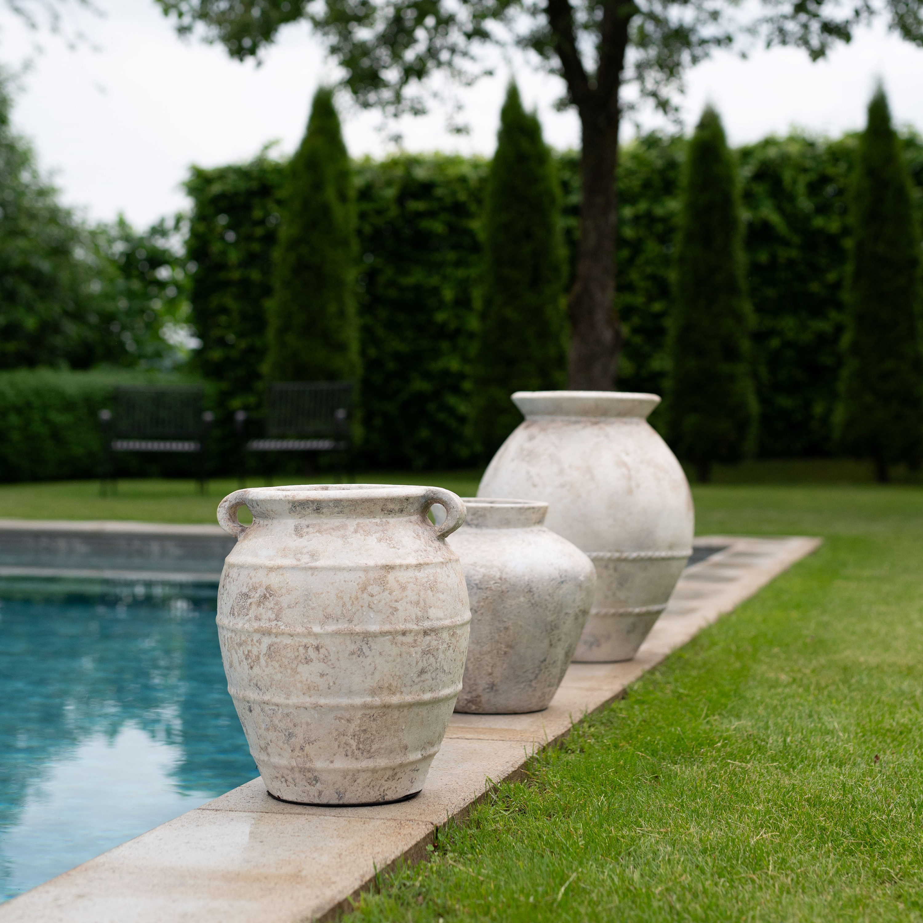 Wikholm Form Baku Ruukku Valkomarmorointi 45cm