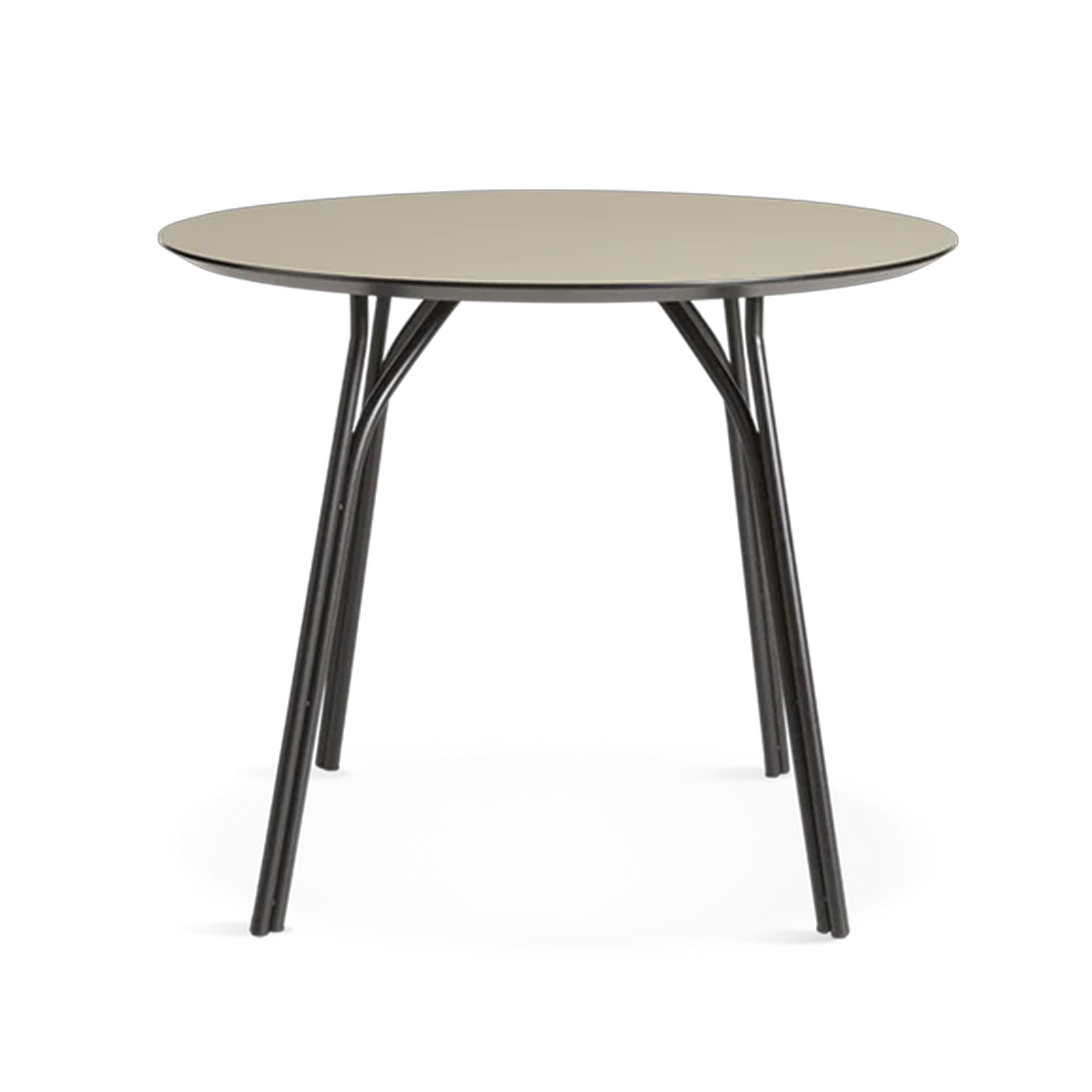 Woud Tree Matbord Beige/Svart 90cm