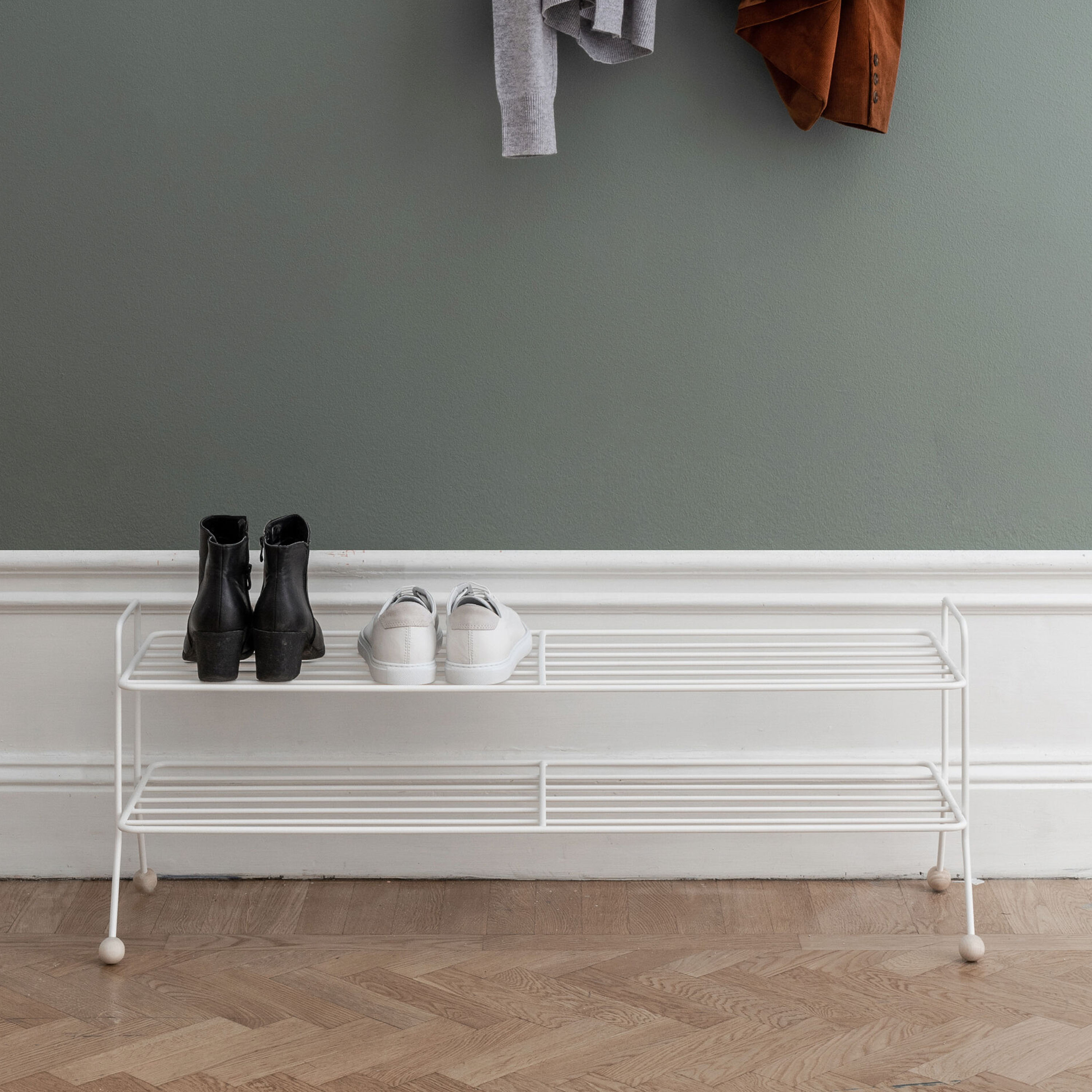 Maze Bill Shoe Rack White Large