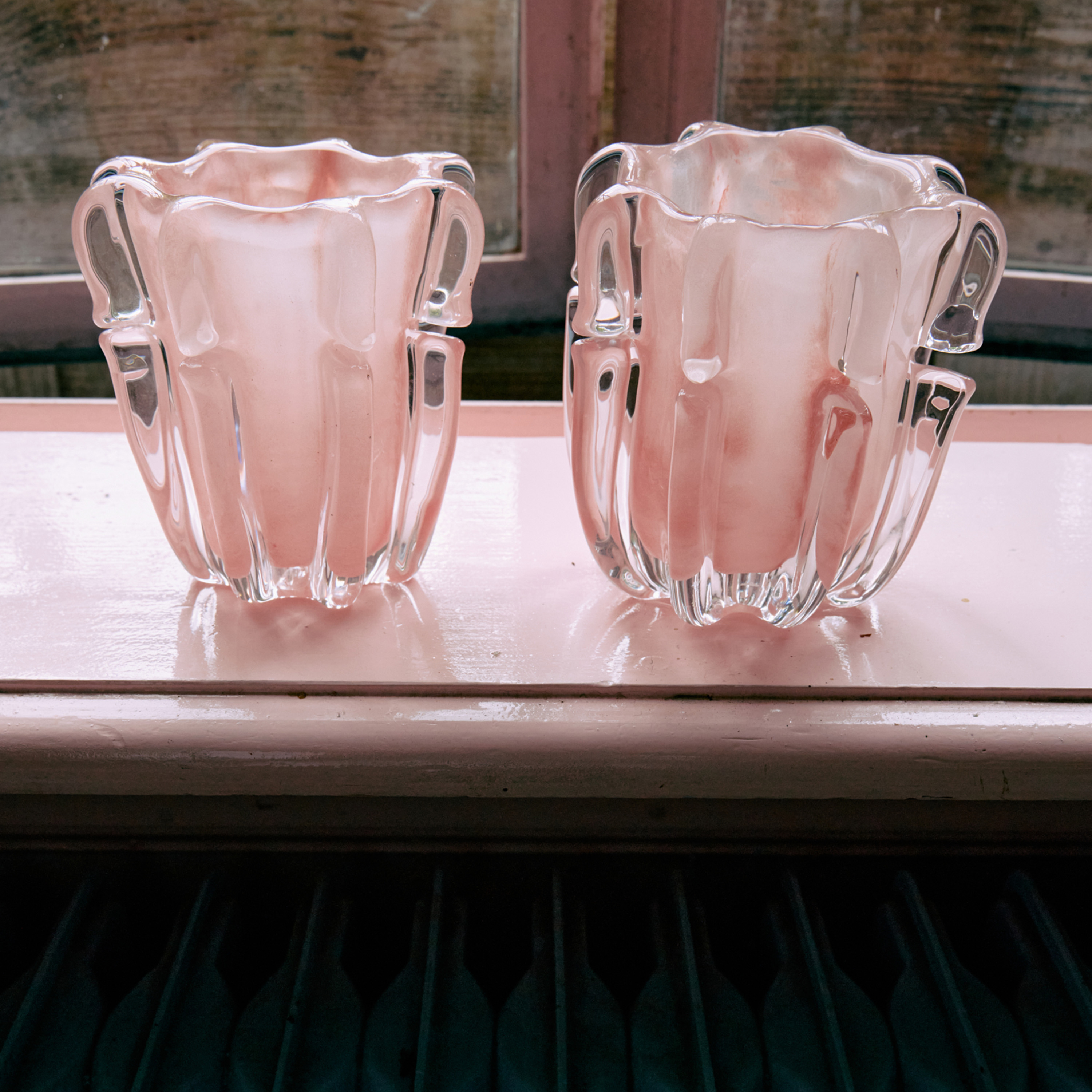 HKliving Coralla Kynttilänjalka Soft Pink