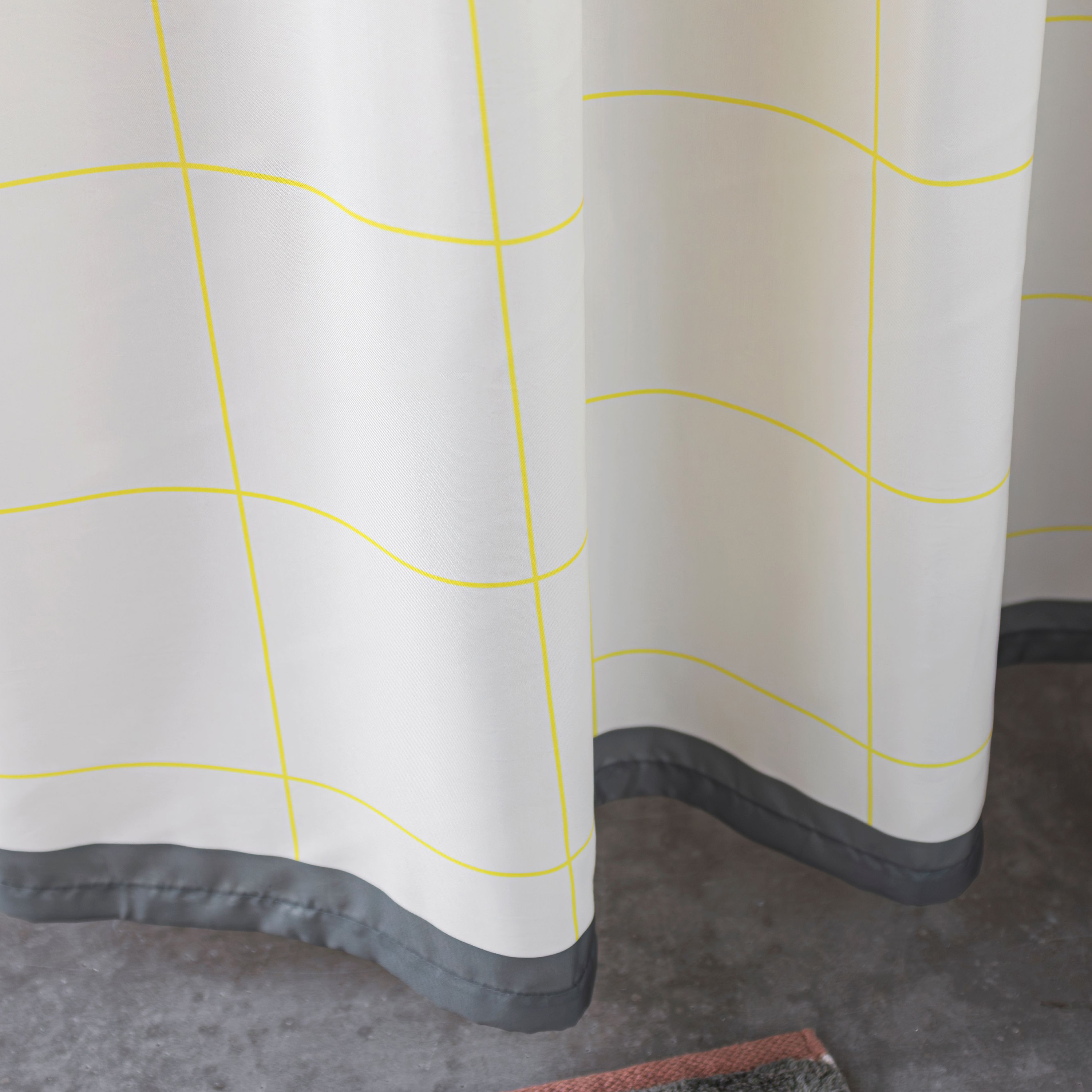 Mette Ditmer Mesh Dusjforheng Gul 150x200