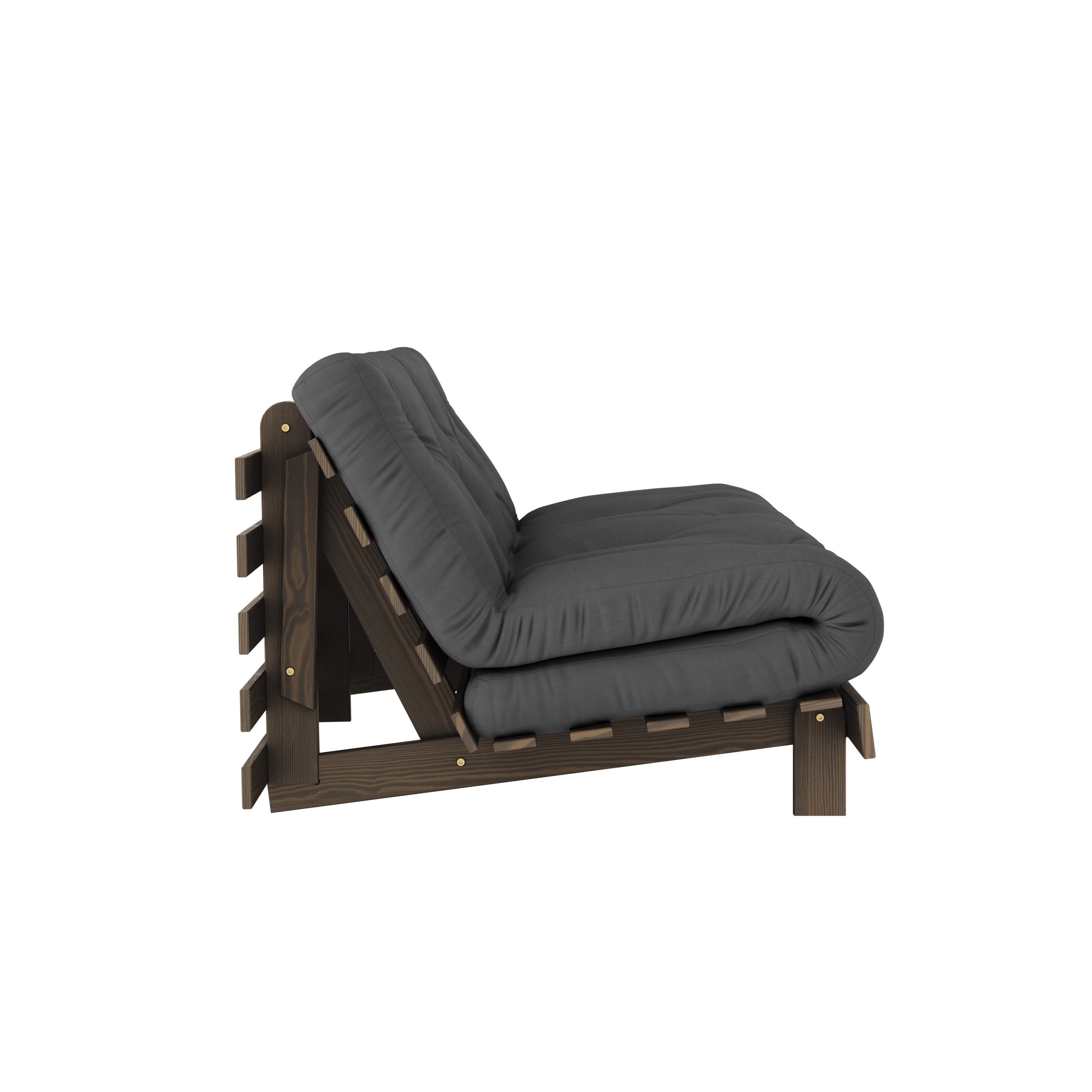Karup Design Roots Schlafsofa Braun/Dunkelgrau 160cm
