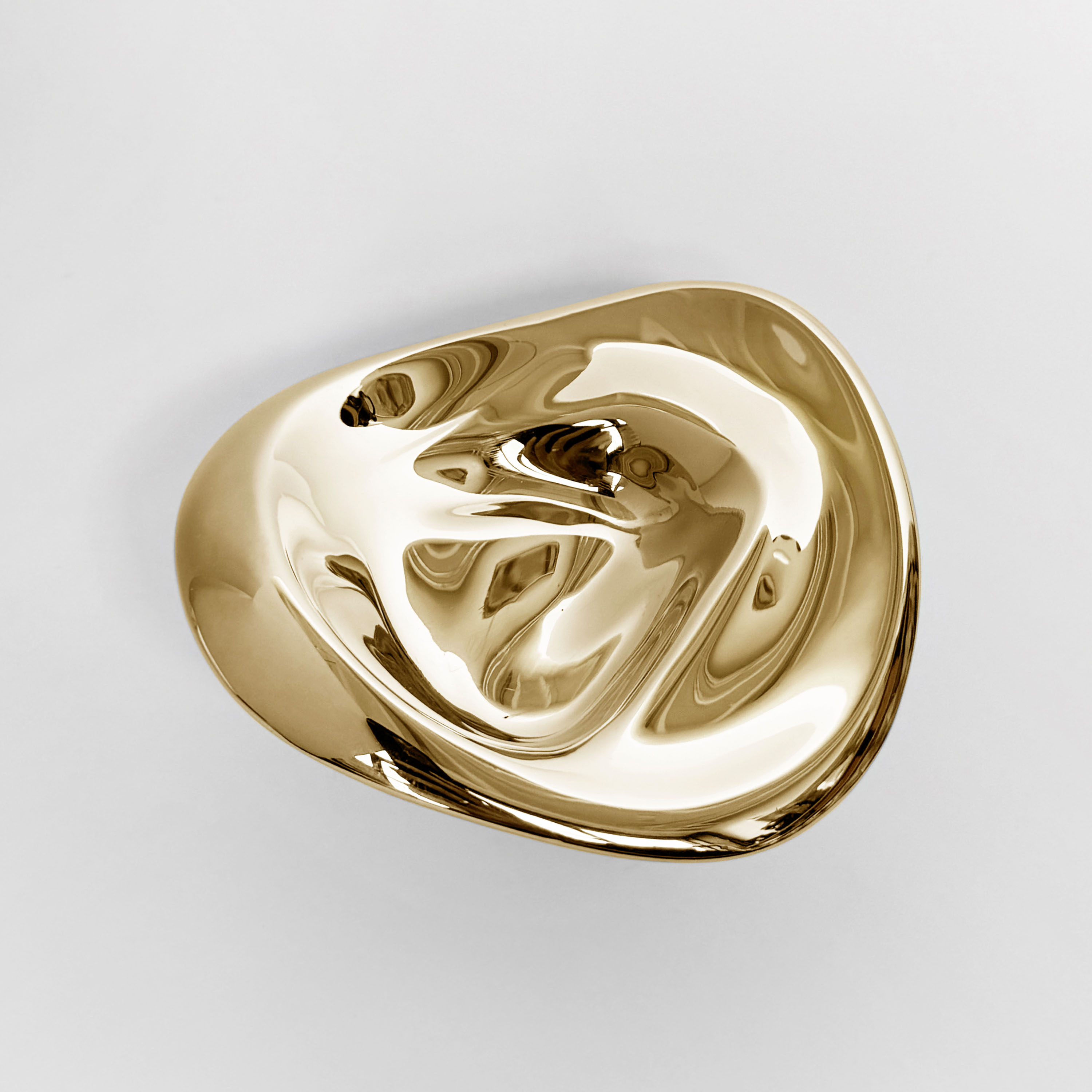 Hein Studio Ripple no. 02 Veggkrok Messing Large