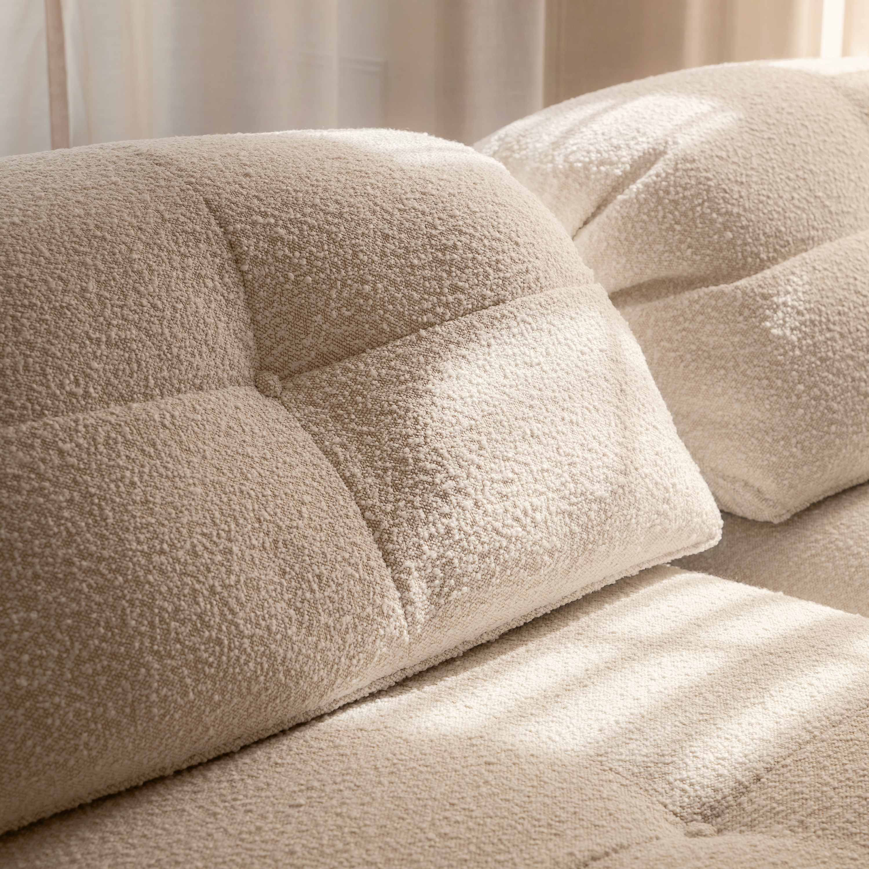 Sleepo Collection Toto Sittmodul Nature Bouclé 108cm