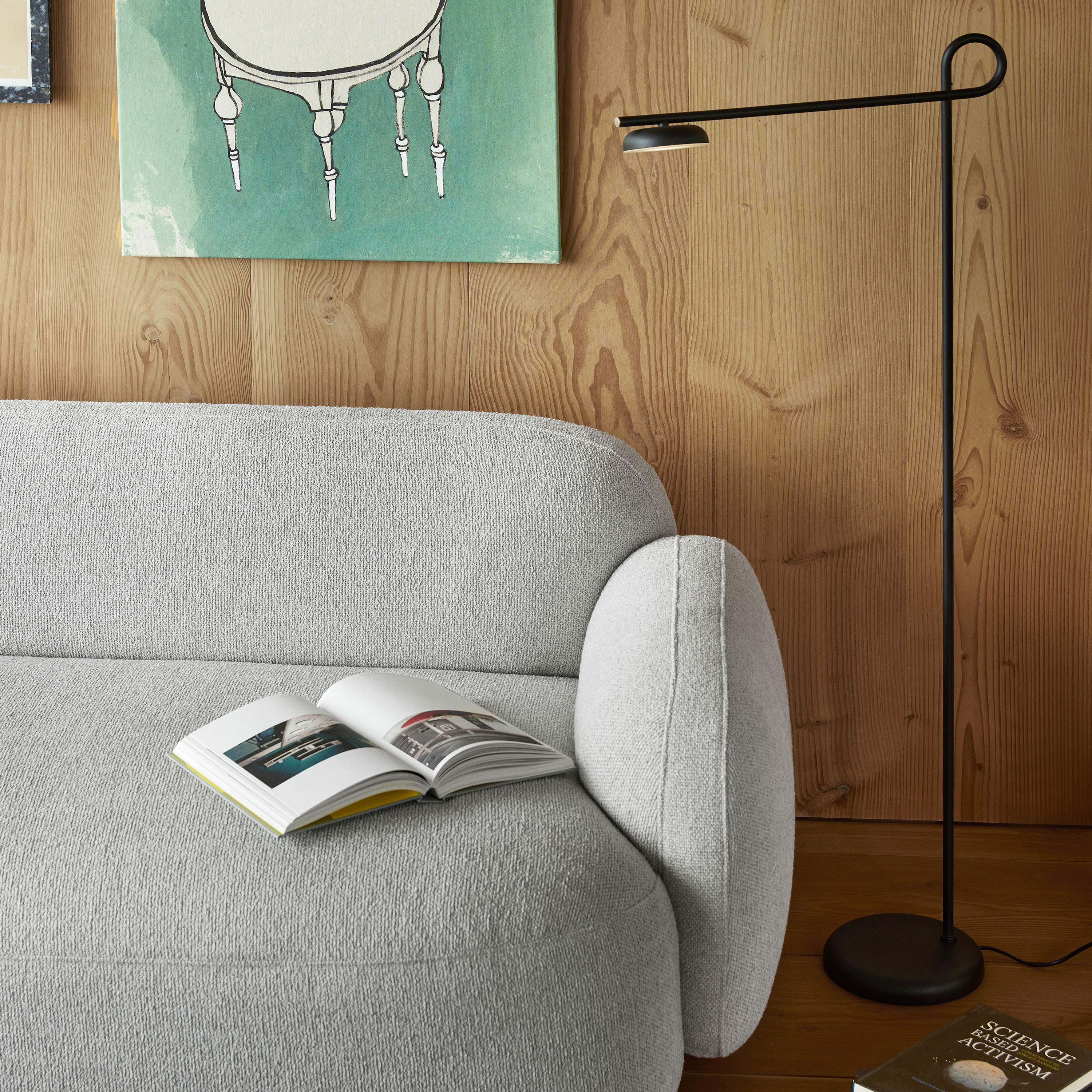 Northern Salto Gulvlampe Black