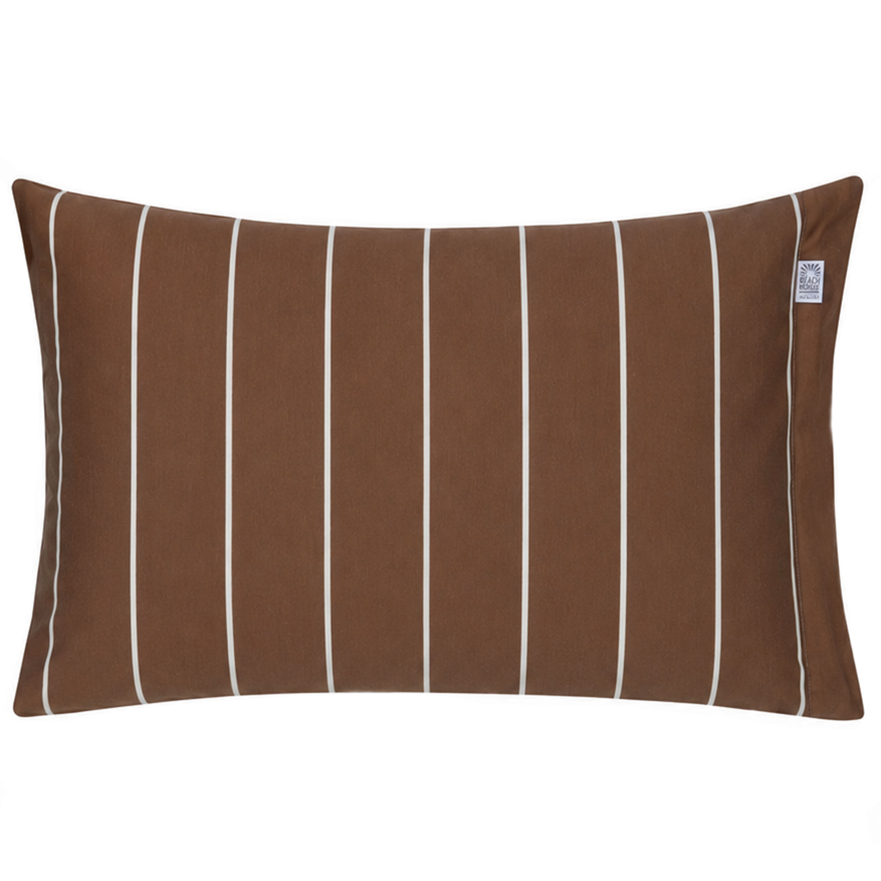 Lines Örngott Choco/Greige 50x60