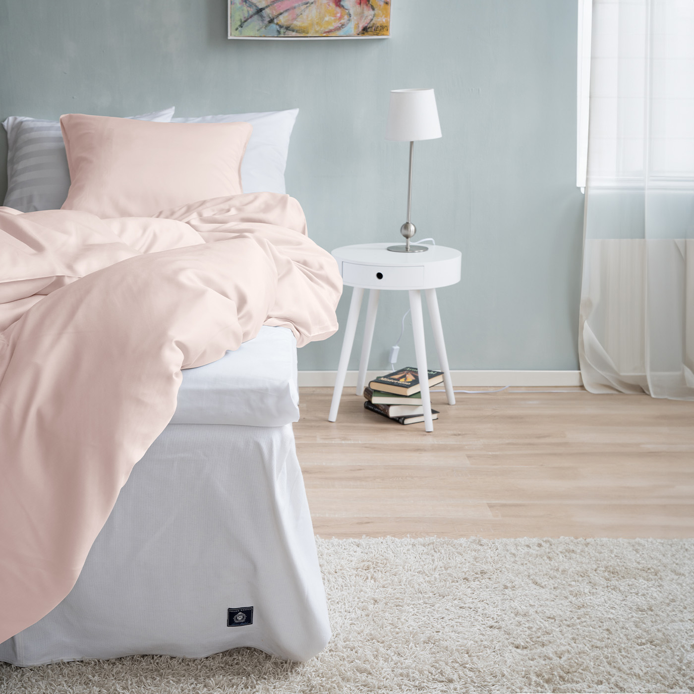 Bamburino Tyynyliina Bambu Vaalea Pinkki 50x60