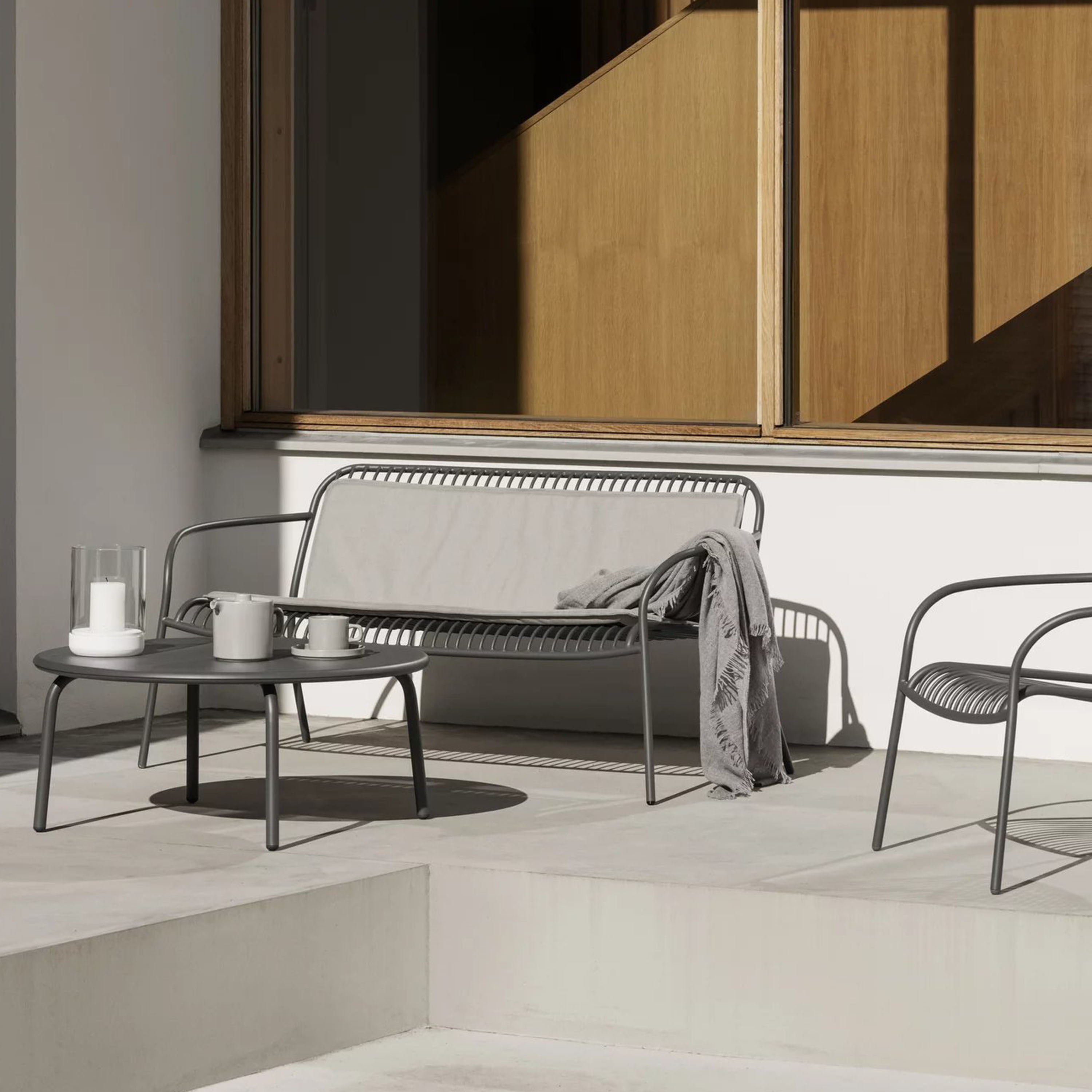 Blomus Yua Tyyny Loungesohvaan Melange Gray 111x75