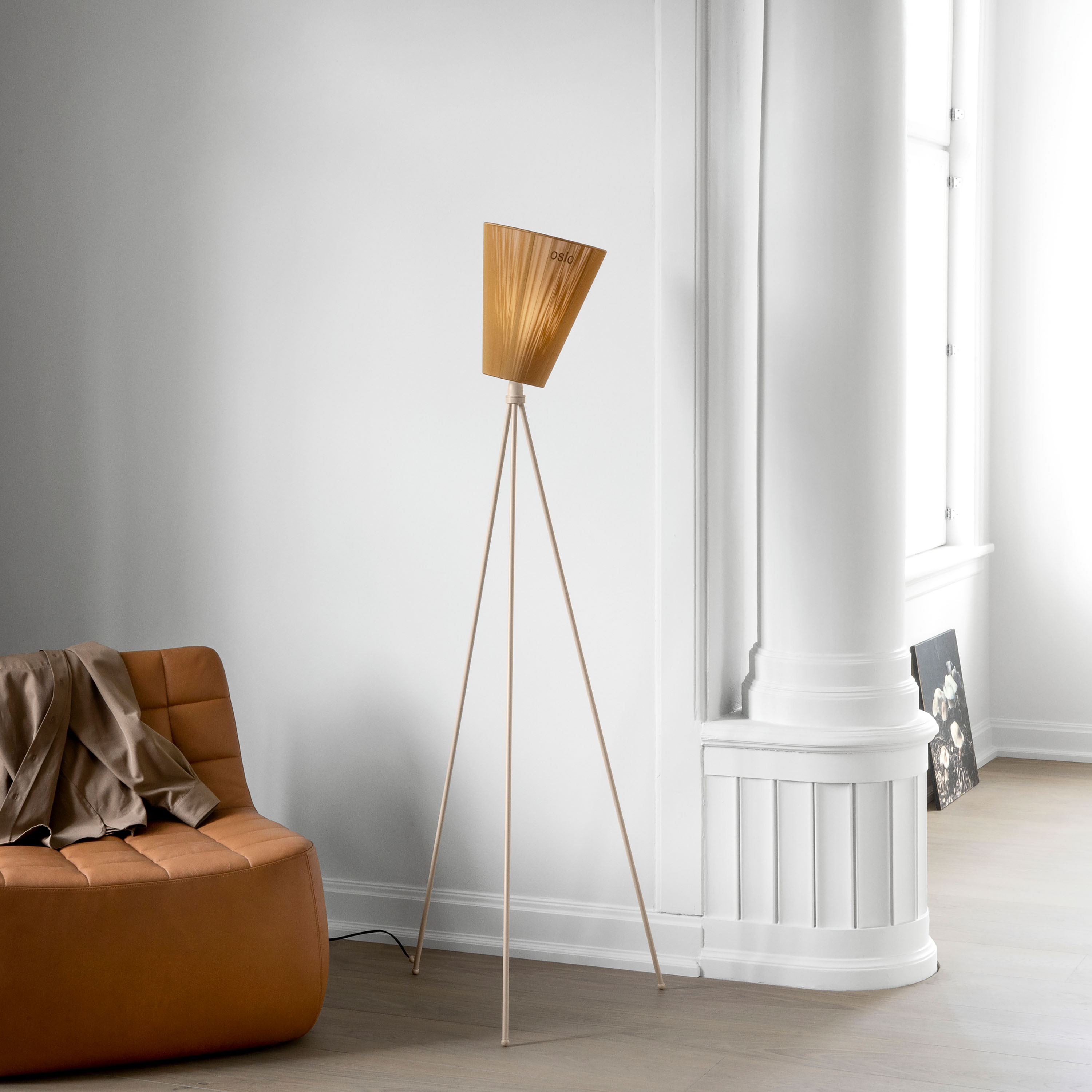 Northern Oslo Wood Lattiavalaisin Varjostin Caramel