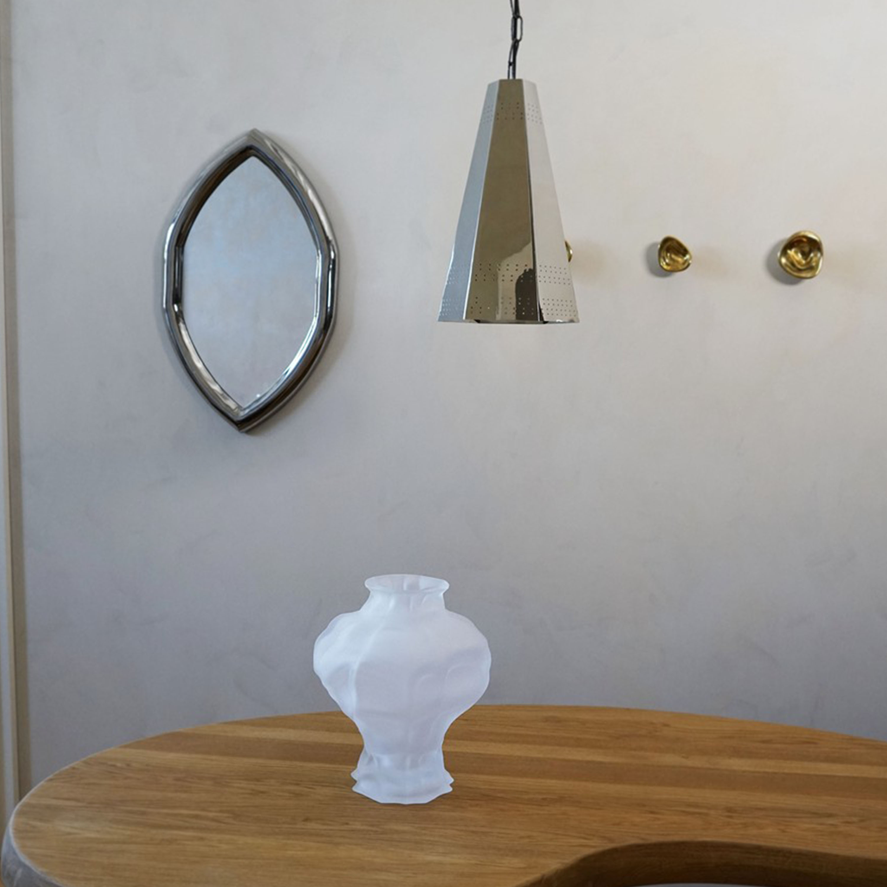 Hein Studio Ammonit Maljakko Huurrettu 30cm