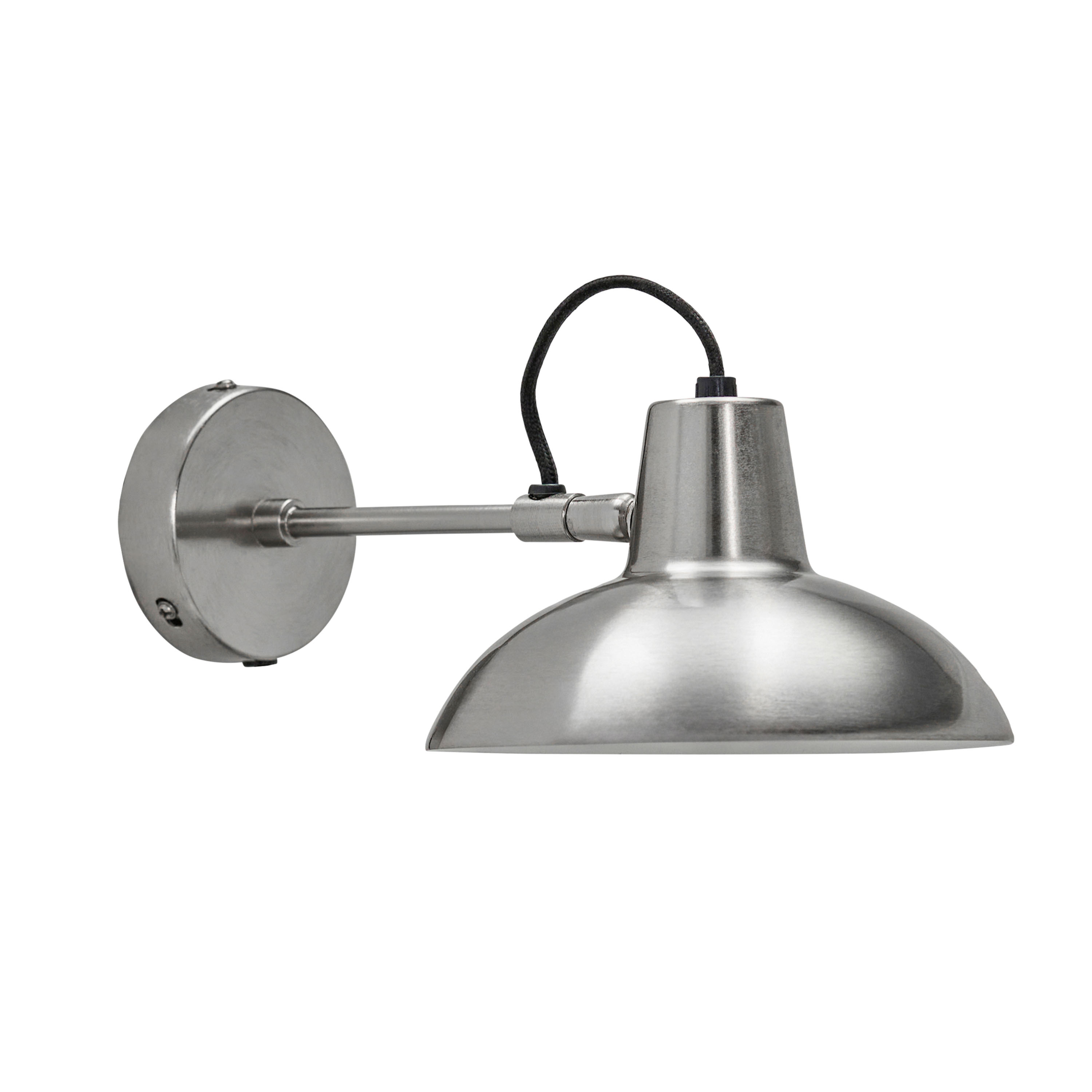 Desk Vägglampa Brushed Silver Finish 