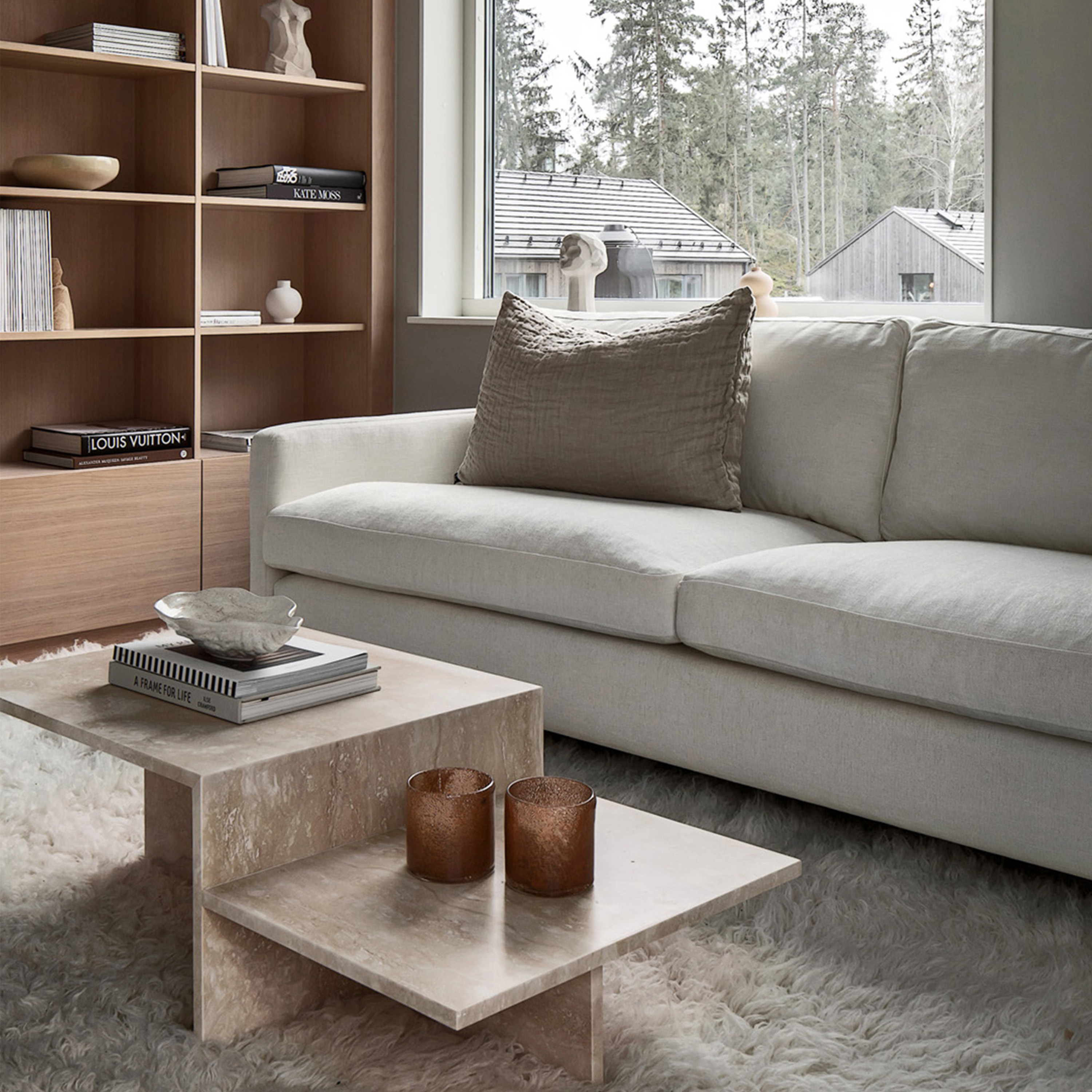 Sleepo Collection Åre 4-Sitzer Sofa Weiß 257cm