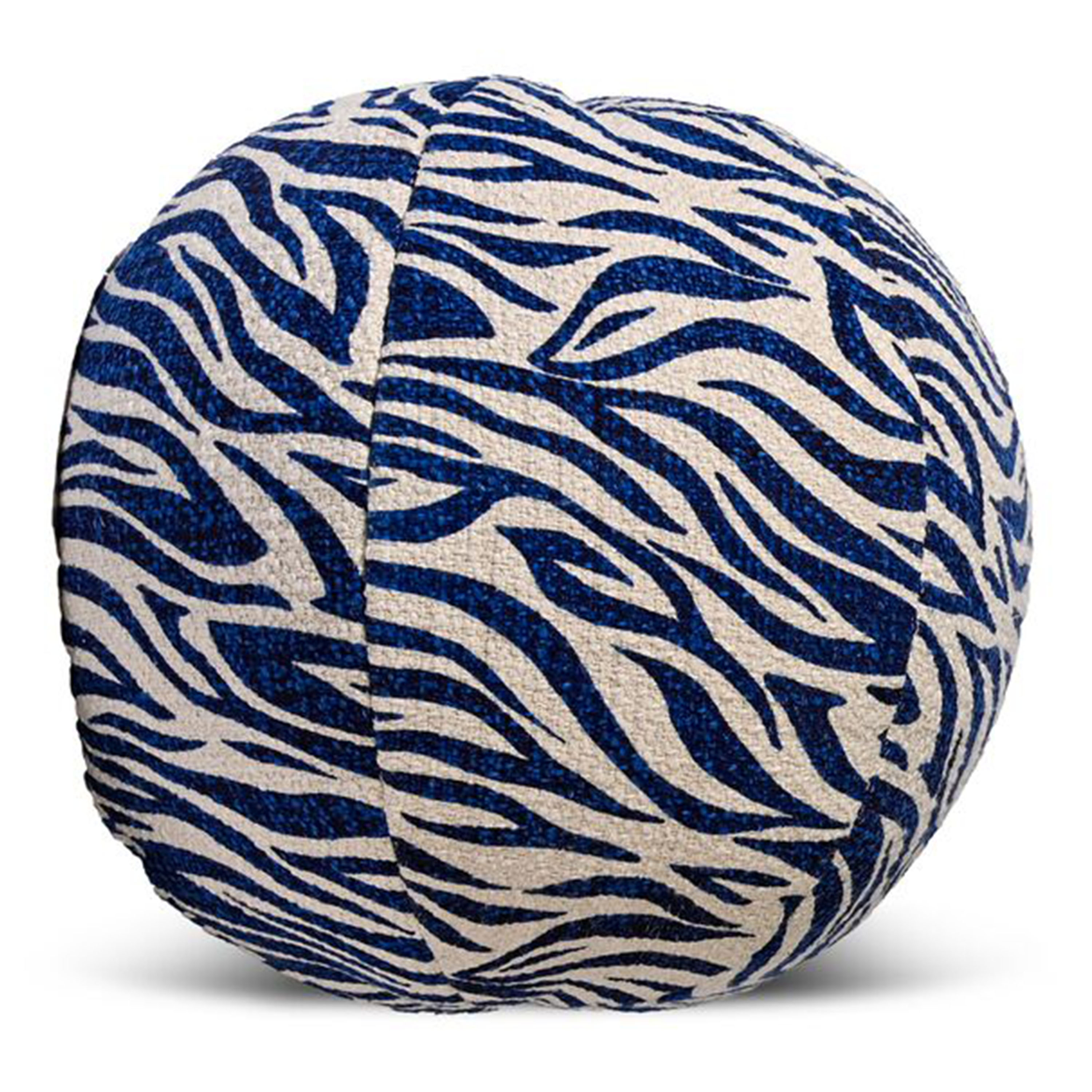 Byon Anima Zebra Prydnadskudde Blue Ø35