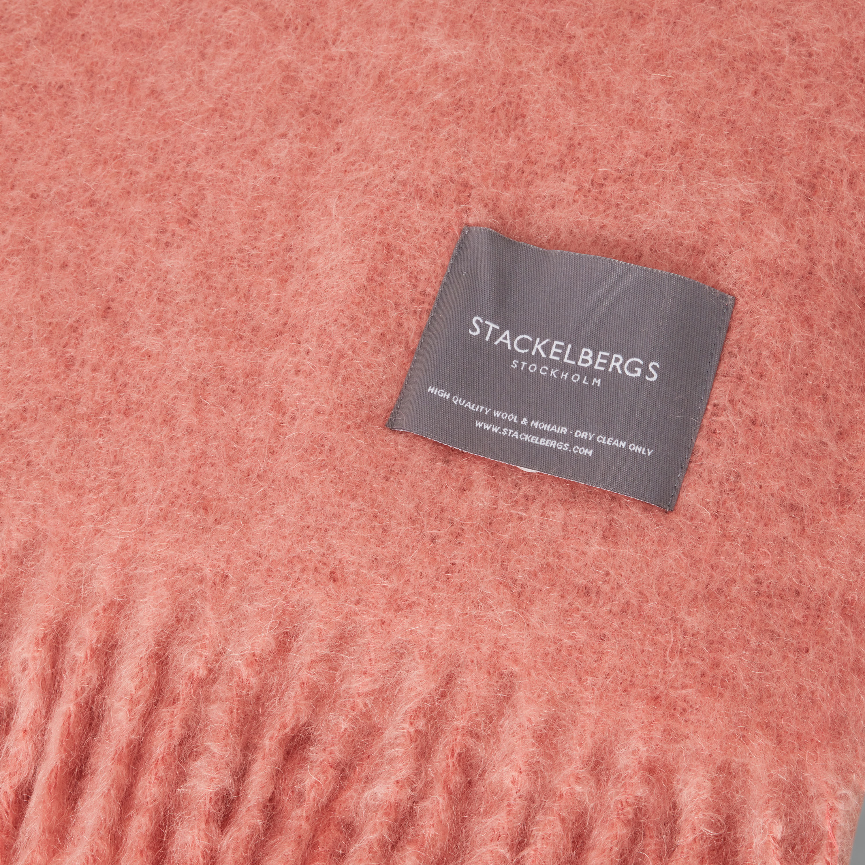 Mohair Plaid Antique Rose
