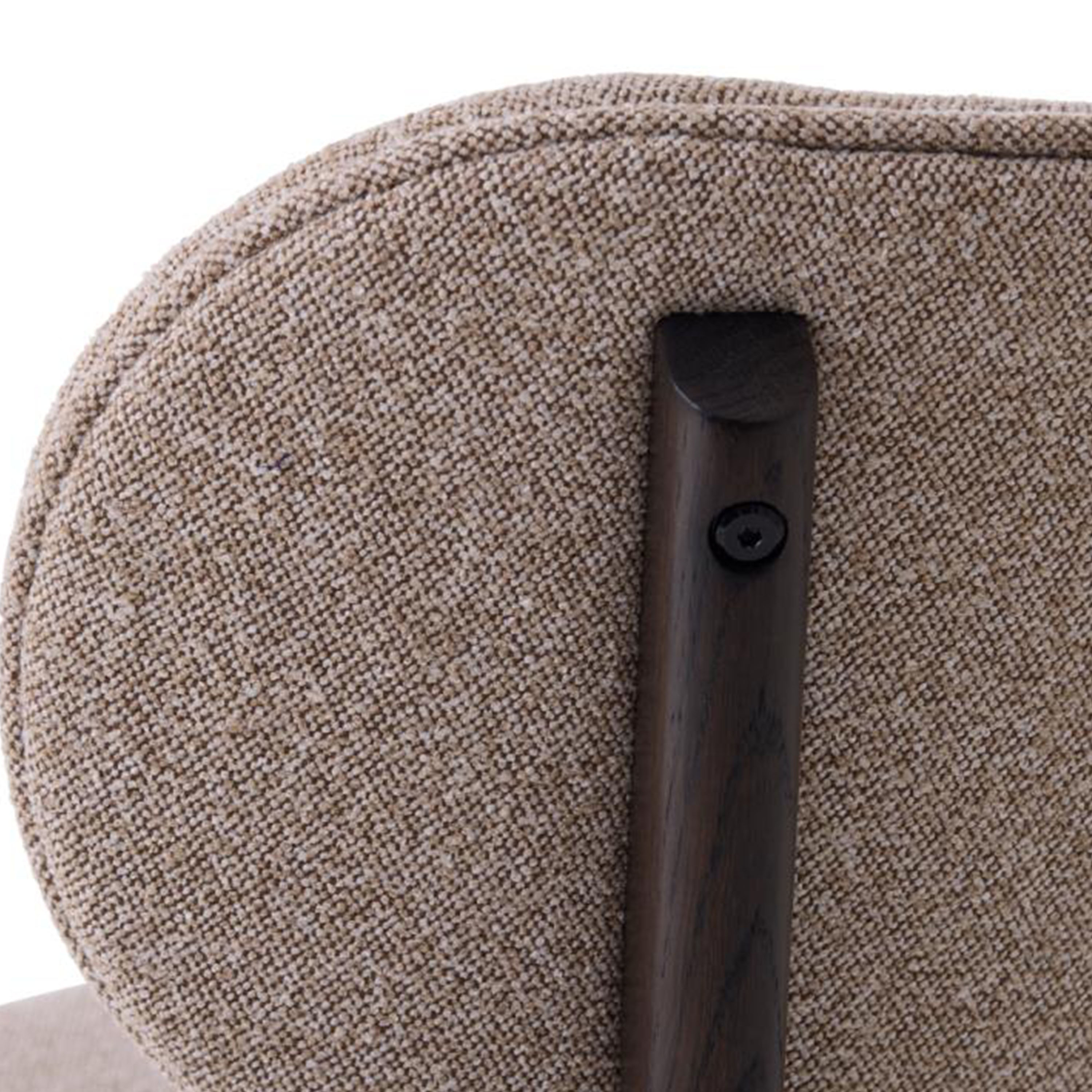 Nordic Home Frances Esszimmerstuhl Dunkel Espresso/Sand