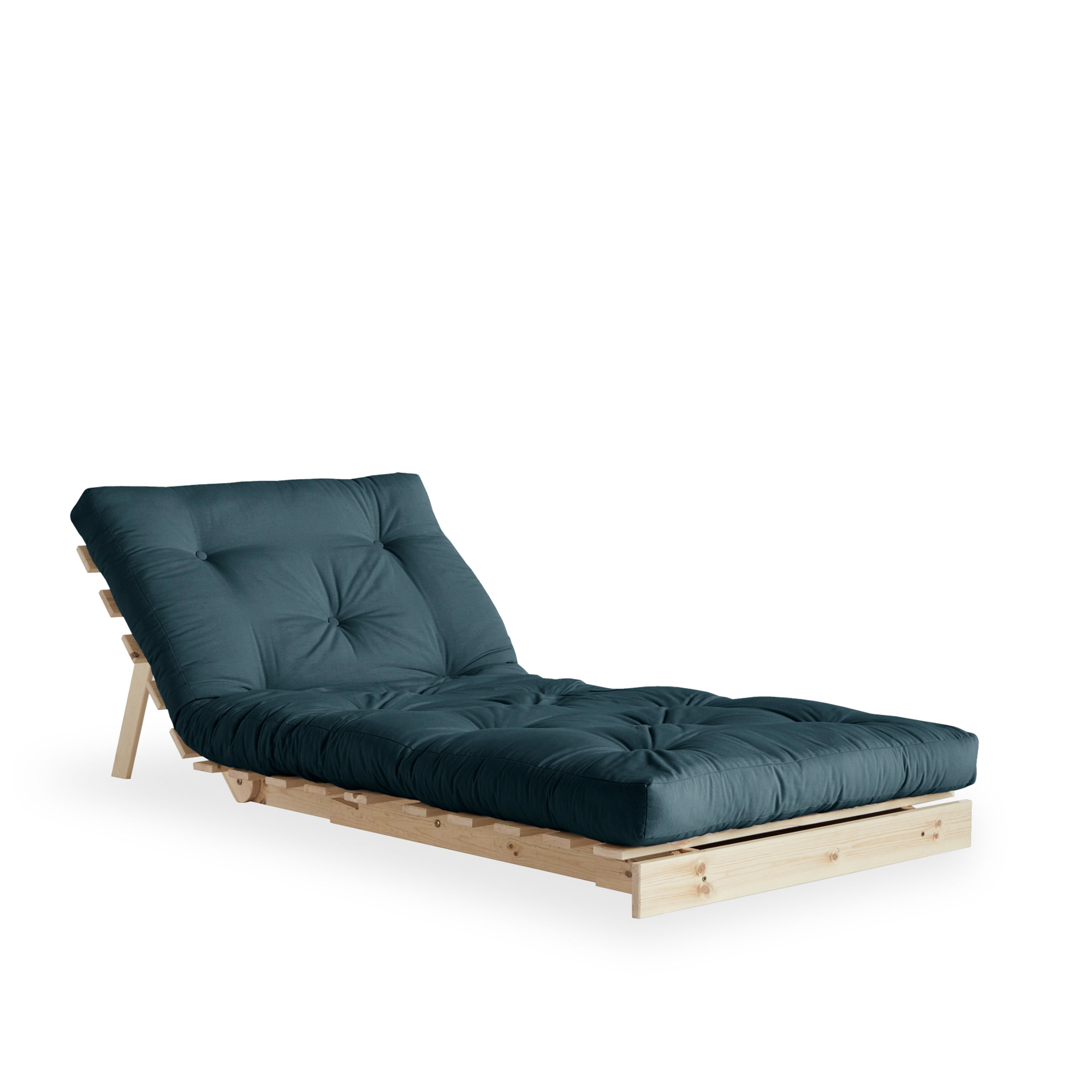 Karup Design Roots Nojatuoli Luonnollinen/Petrol Blue 90 cm