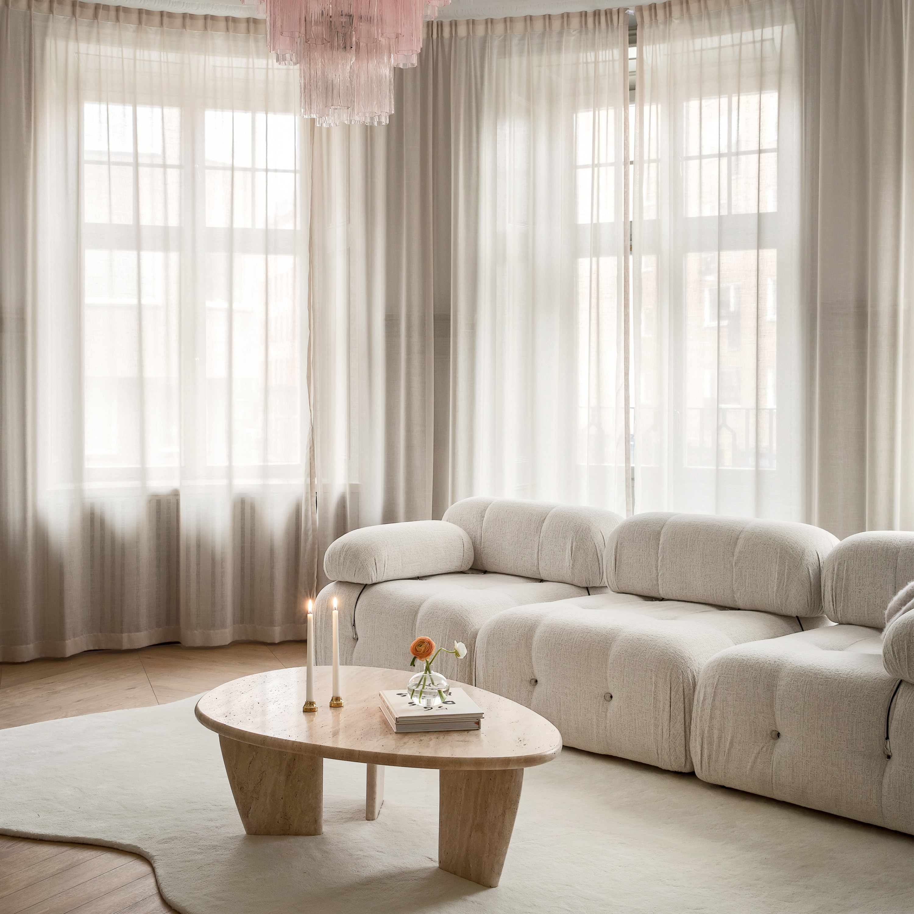 Sleepo Collection Blanca 3-sits Soffa Cream