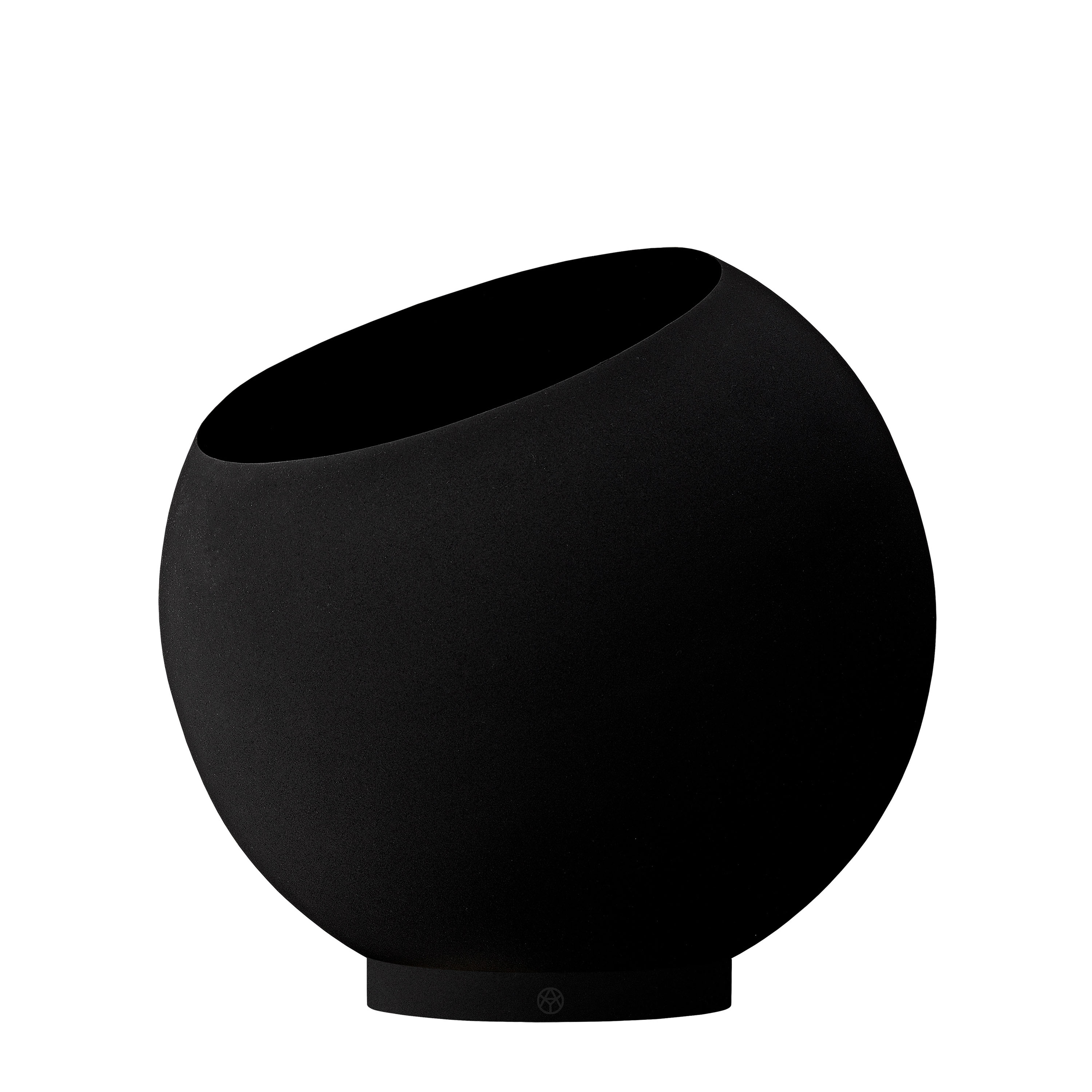 AYTM - Globe Blumentopf Black Ø37 - Schwarz - Töpfe