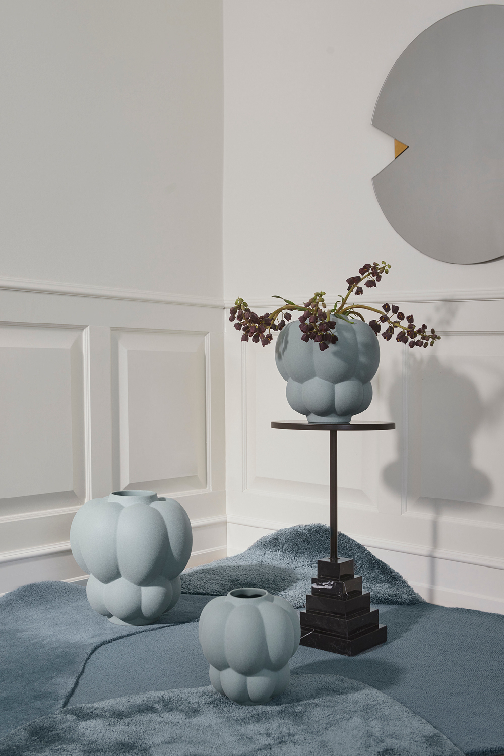 AYTM Uva Vase Keramik Pale Mint 35cm