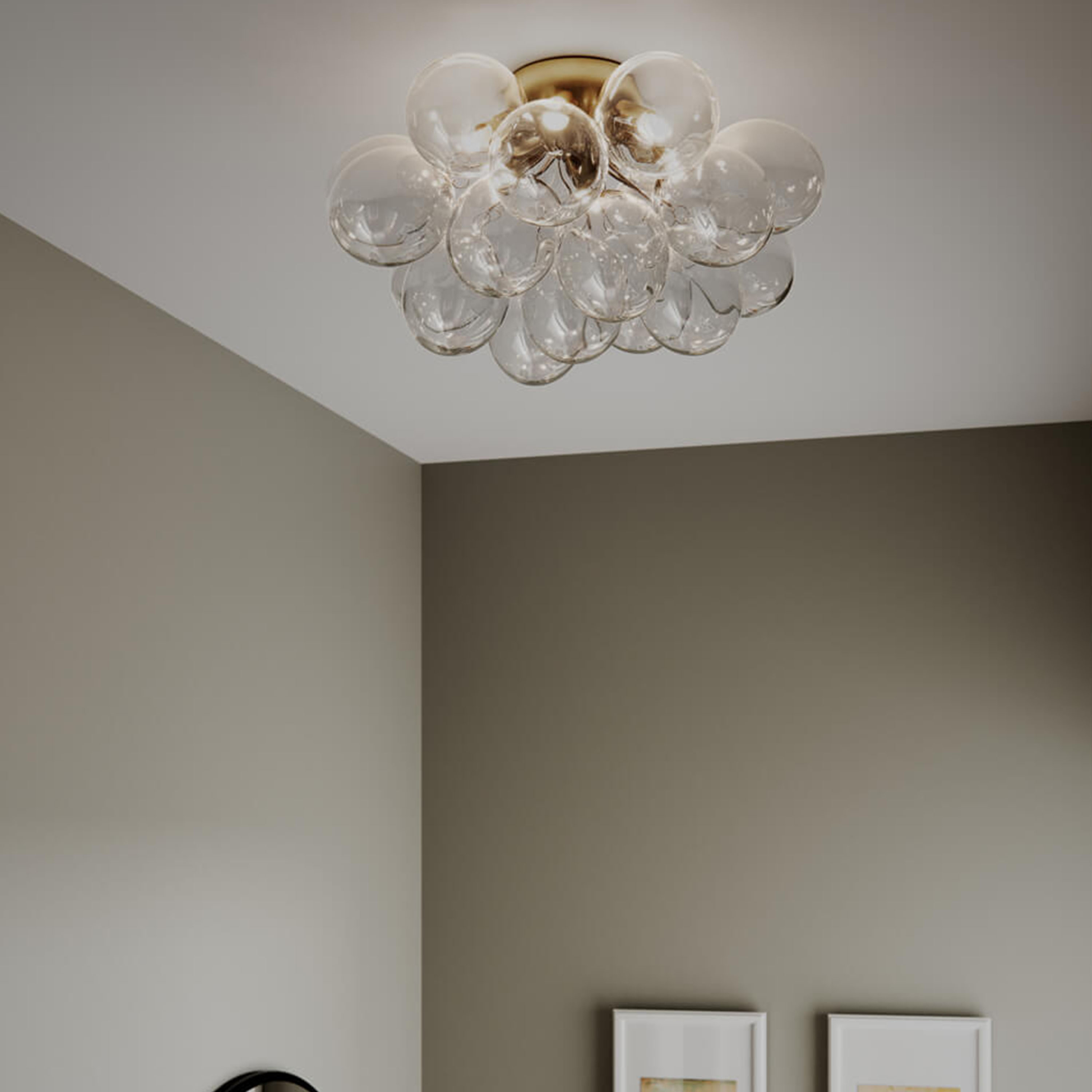 By Rydéns Gross Plafond Mässing/Klar Ø50