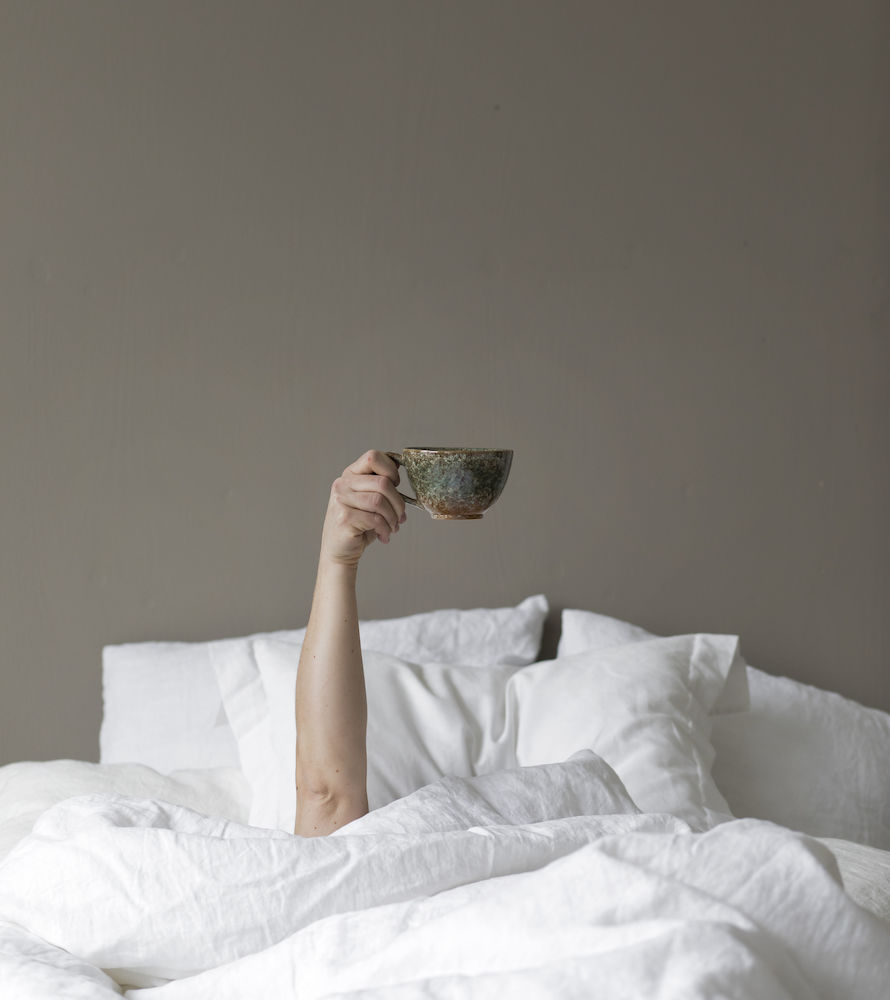 Byon Jade Tasse mit Untertasse Grün