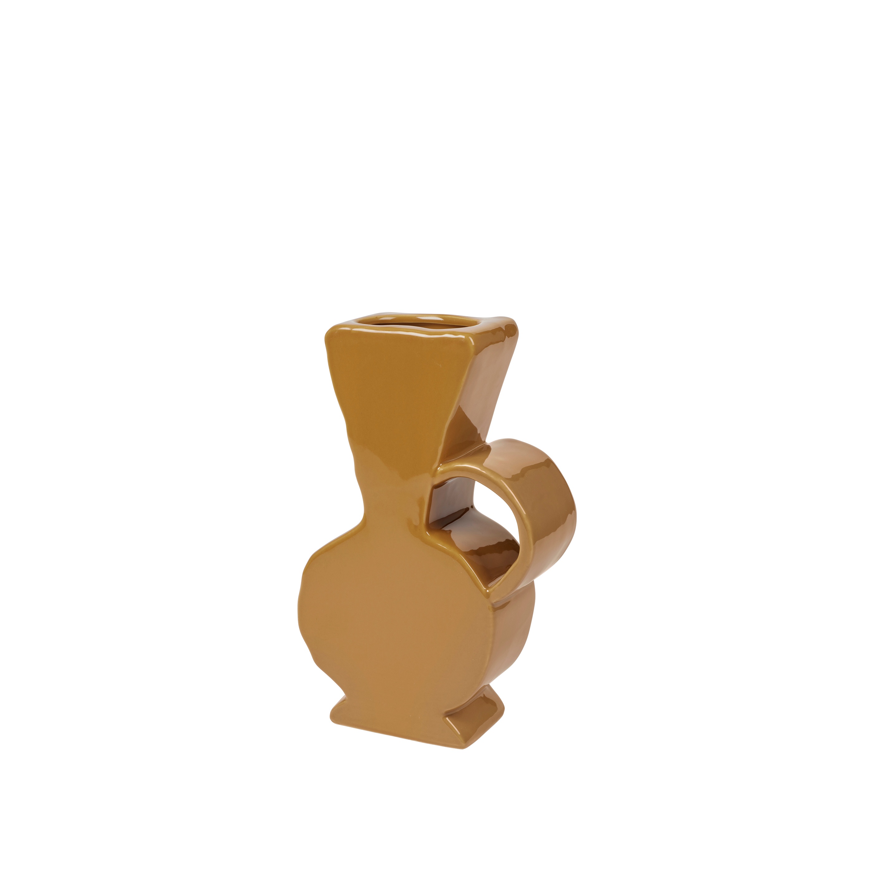 Broste Copenhagen Etta Vase Kanel Sand 19cm