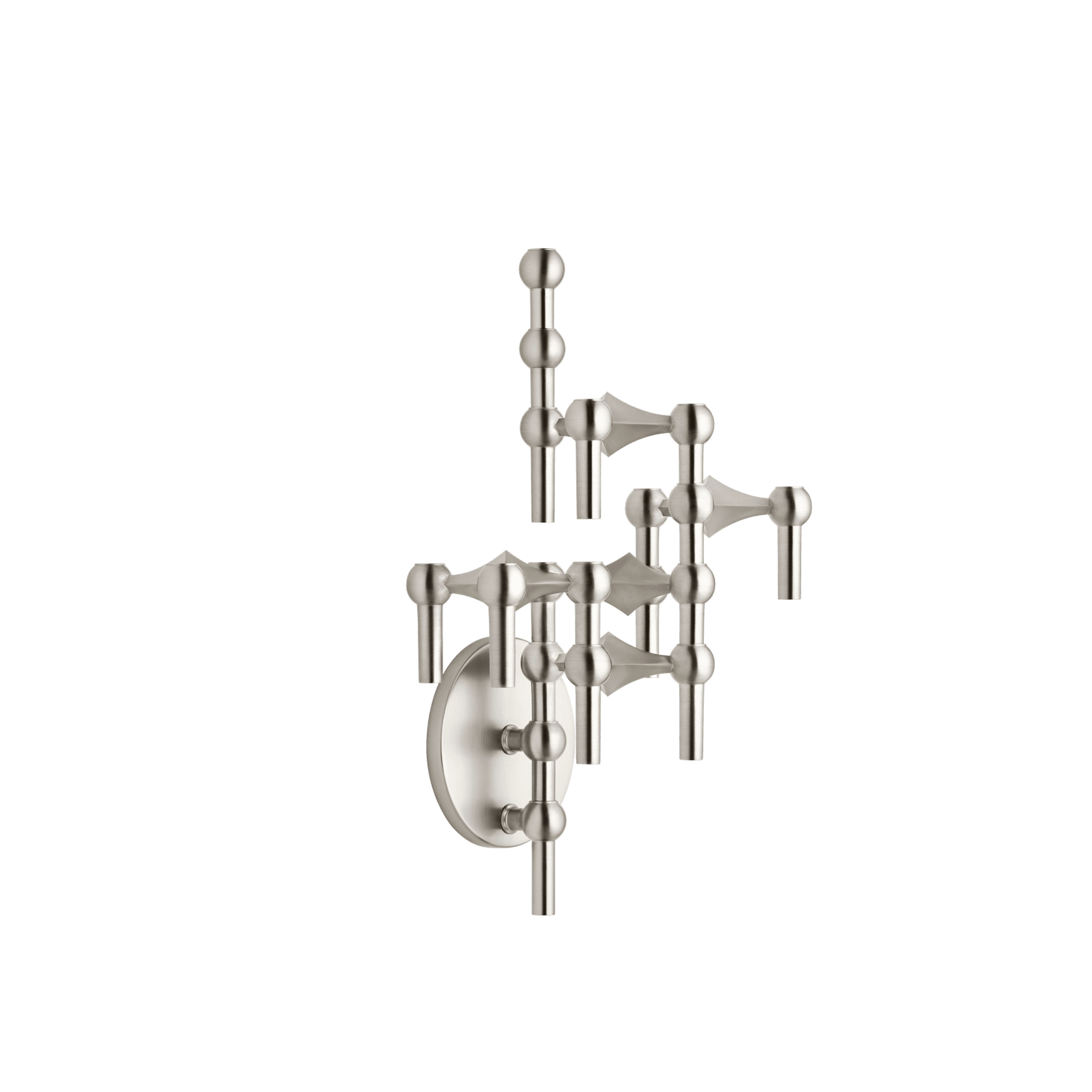 Stoff STOFF Nagel Väggljusstake Brushed Chrome