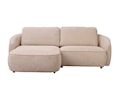Norris 3-sits Soffa Schäslong Vänster Ljusbeige 226cm