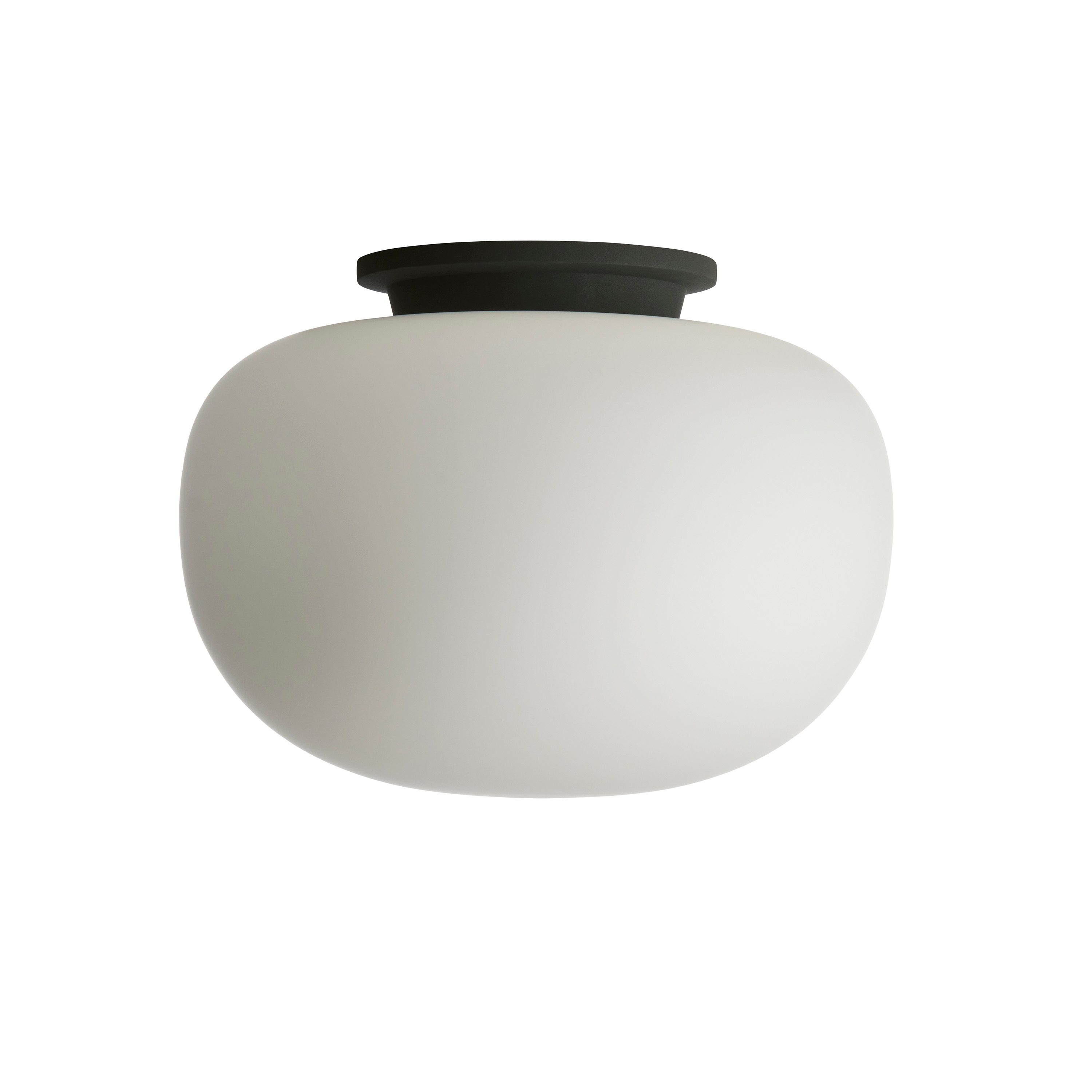 Supernate Plafond Opal White/Black Ø38