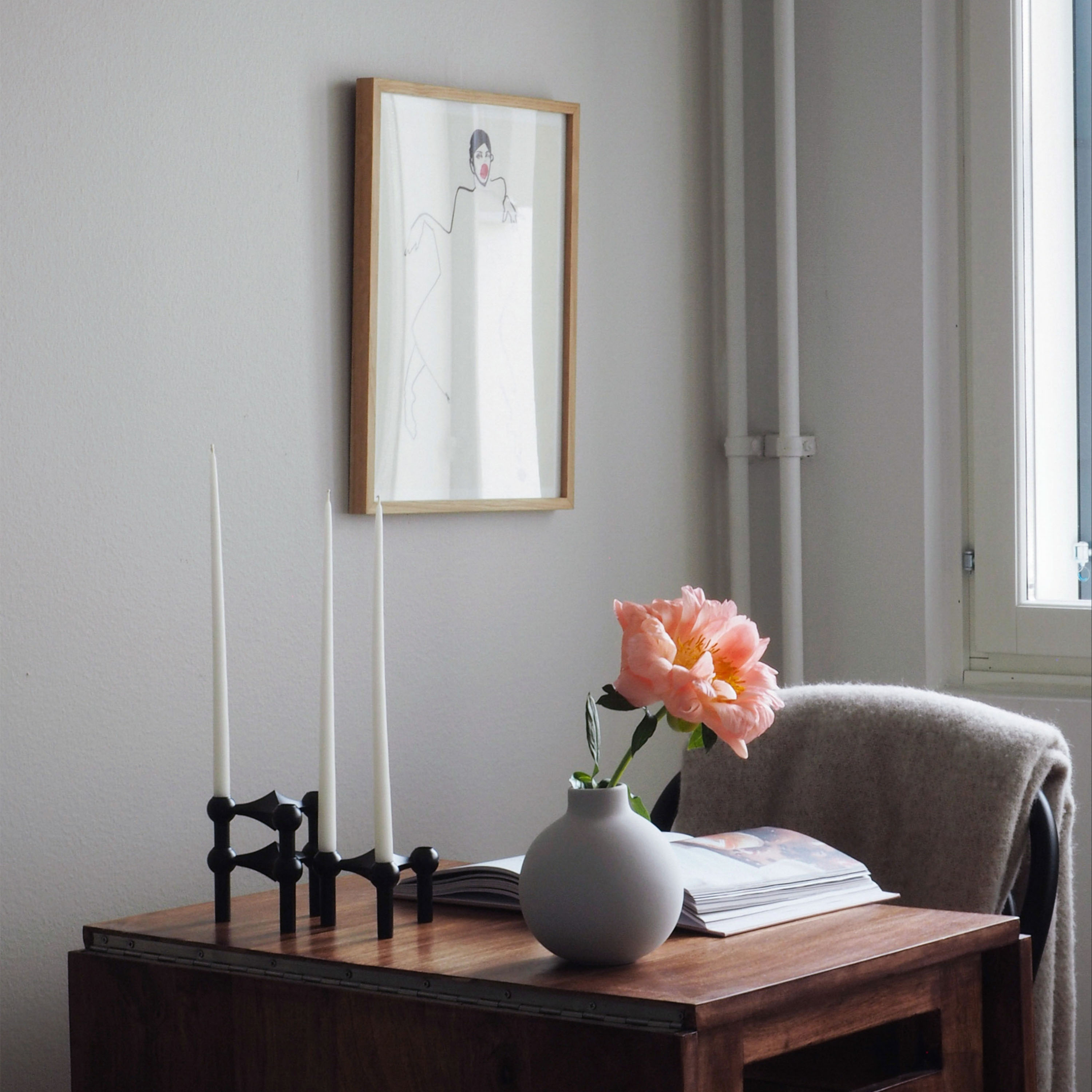 Stoff STOFF Nagel Kynttilänjalka Black