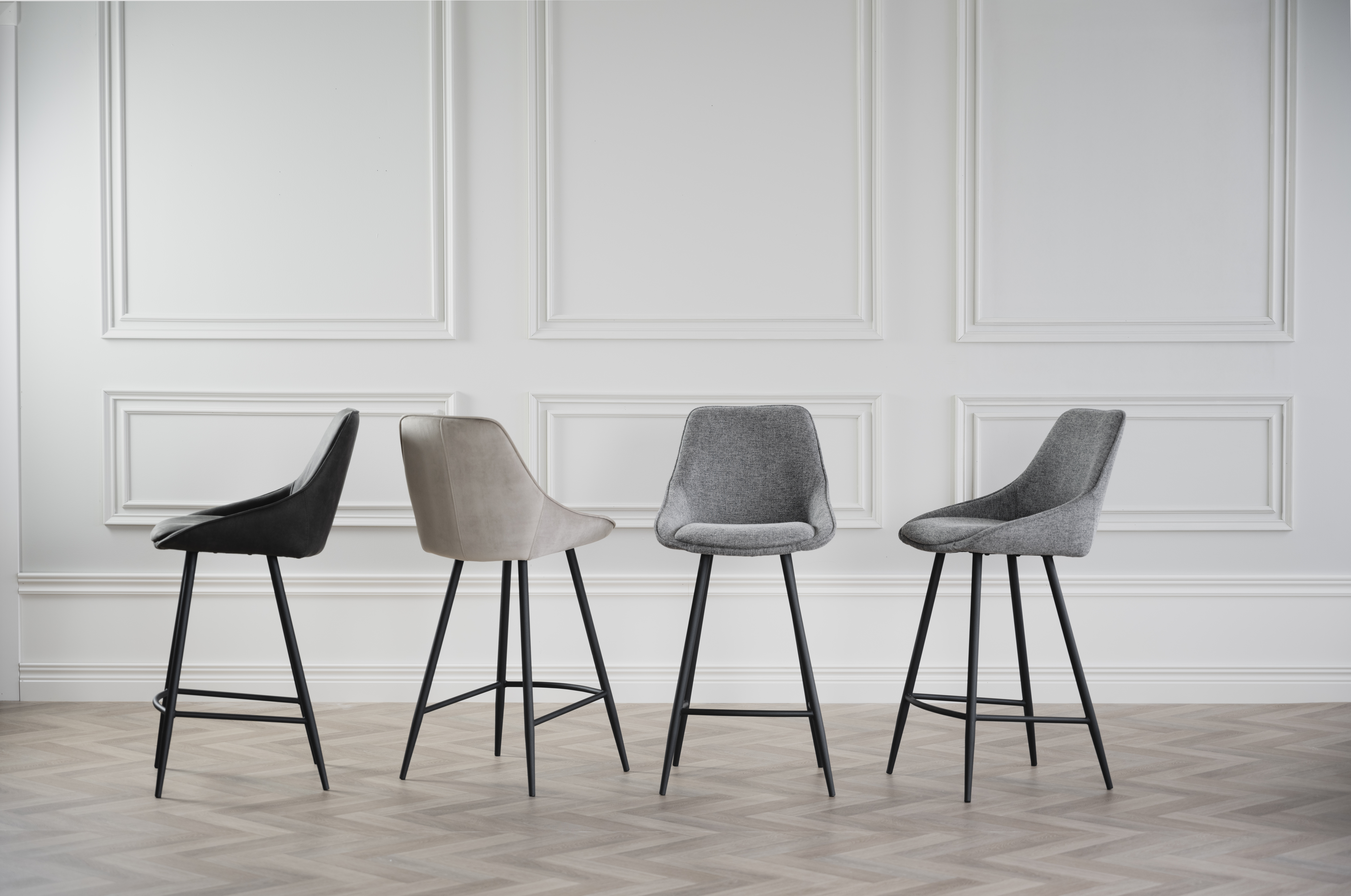 Rowico Home Sierra Barstol Grå/Svart