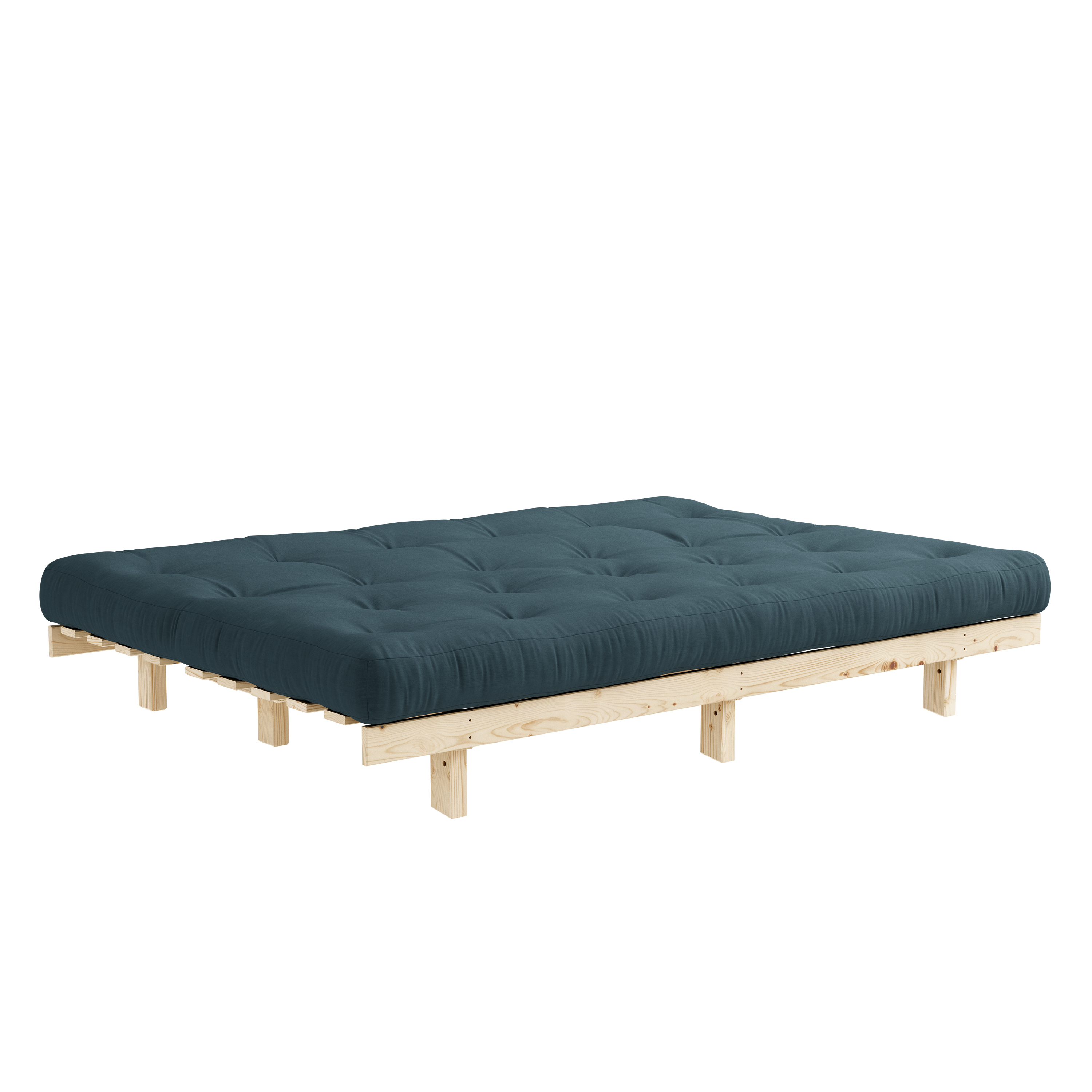 Karup Design Lean Vuodesohva Natur/Petrol Blue 190cm