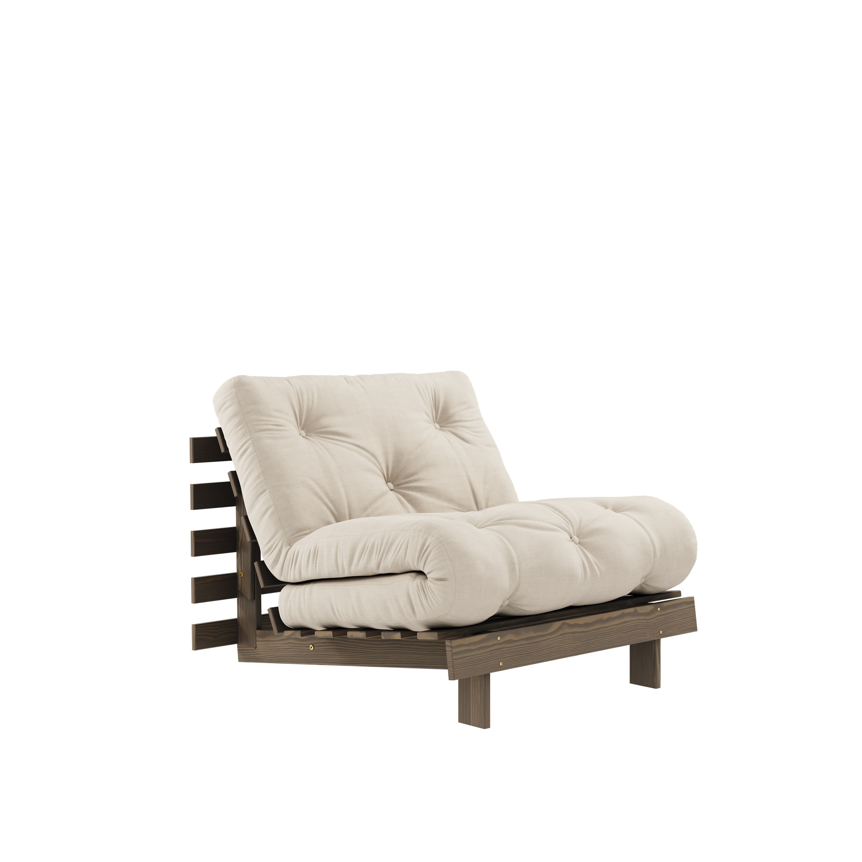 Roots Nojatuoli Ruskea/Beige 90cm