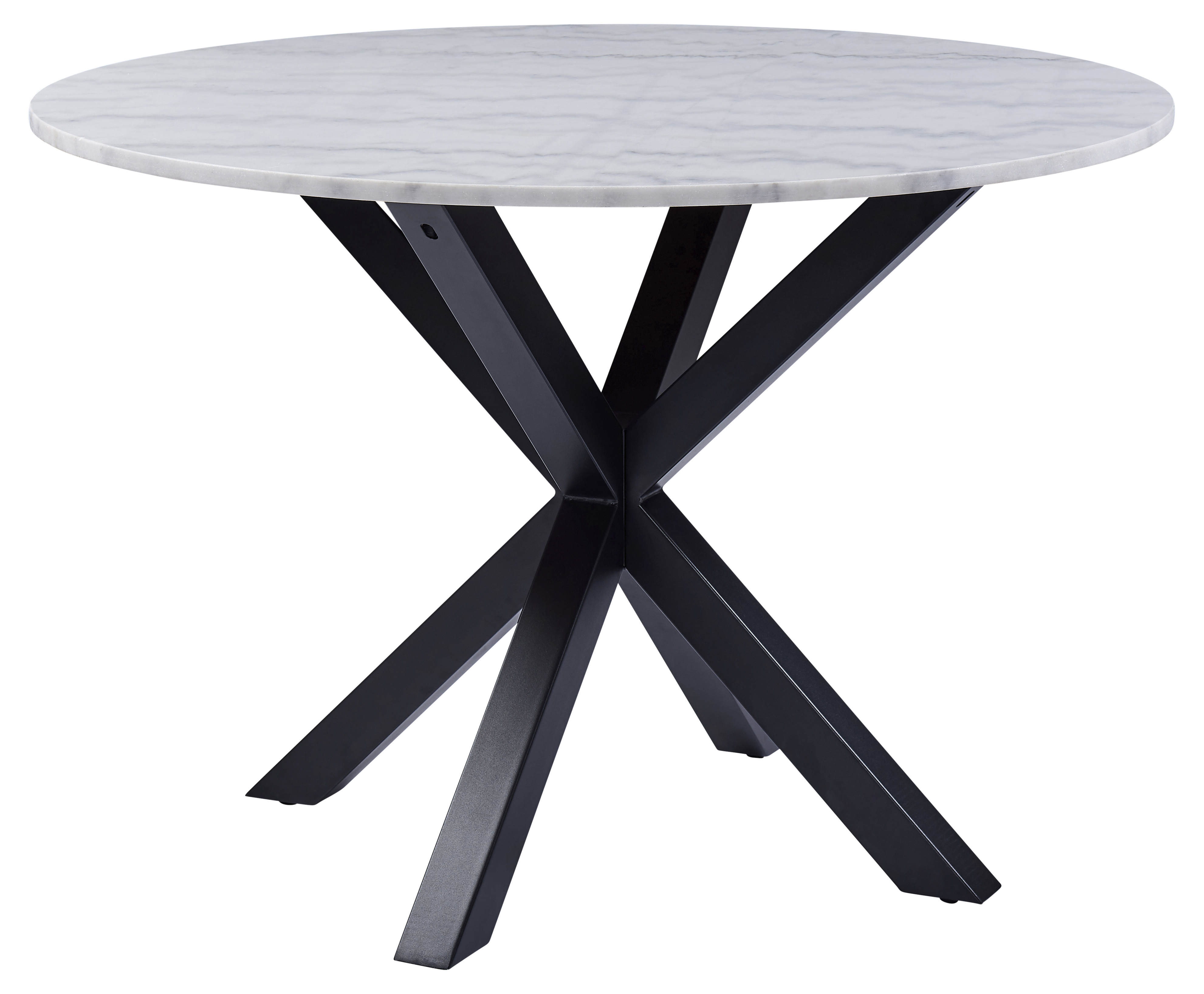 Nordic Home - Lucas Ruokapöytä Marmori White Valkoinen - Metall/Marmor - Ruokapöydät