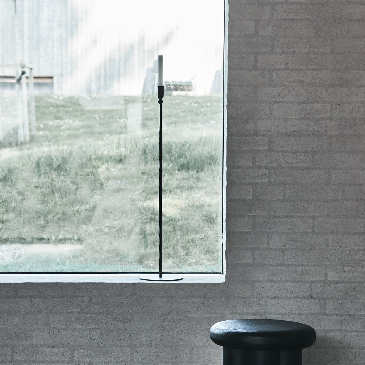 House Doctor Trivo Ljusstake Svart 70cm