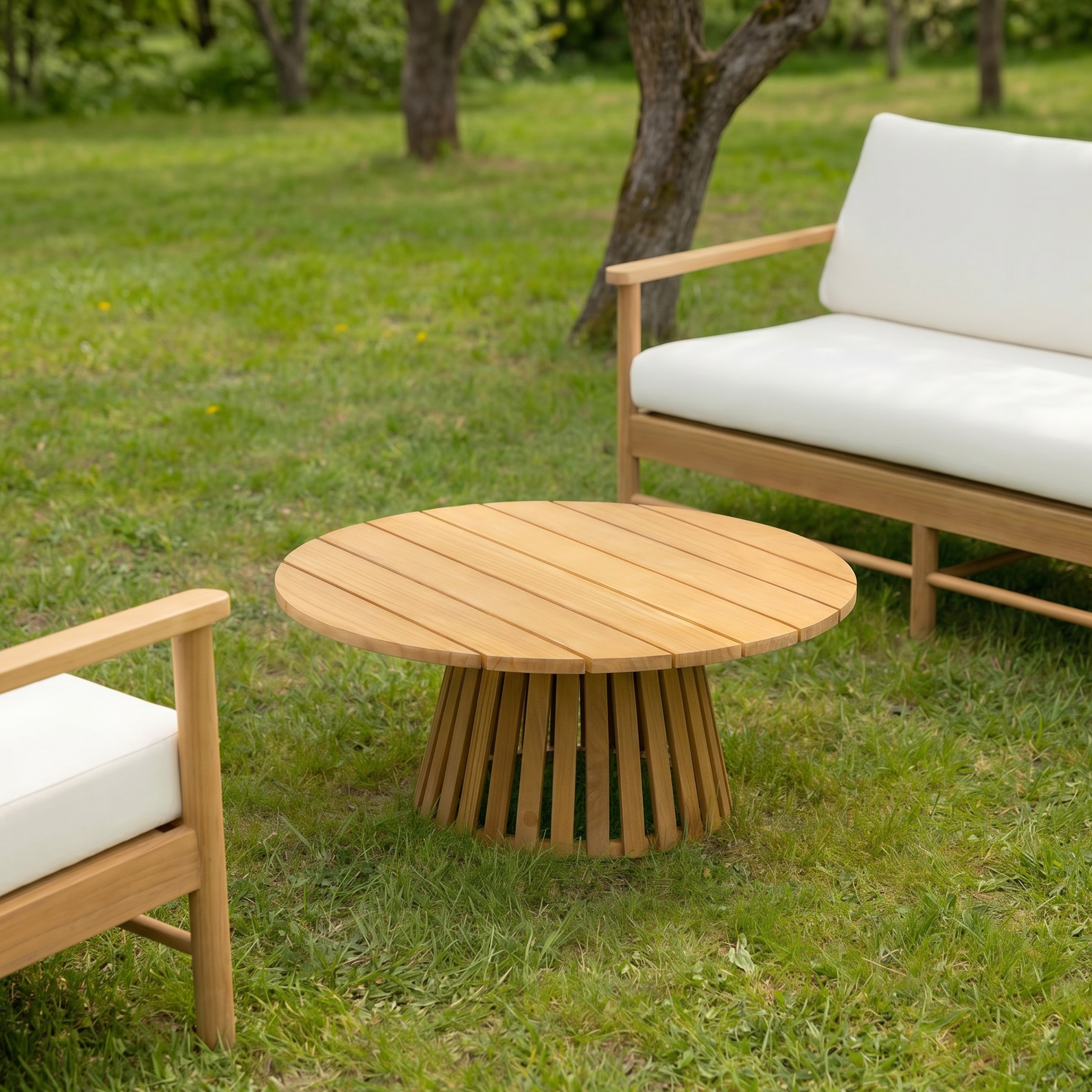 Sleepo Collection Soleil Outdoor Soffbord Teak 80cm