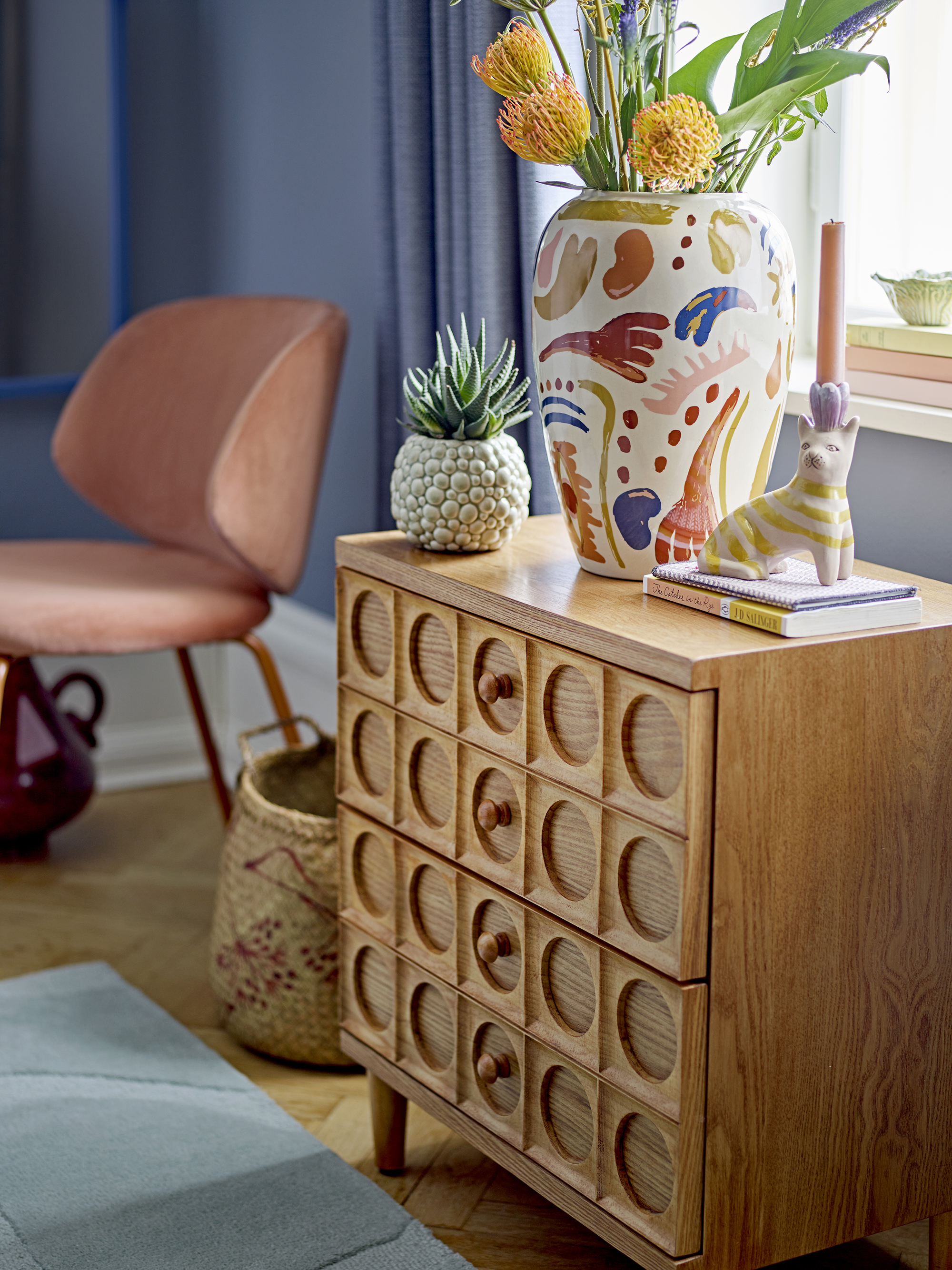 Bloomingville Vester Byrå Ruskea 56cm