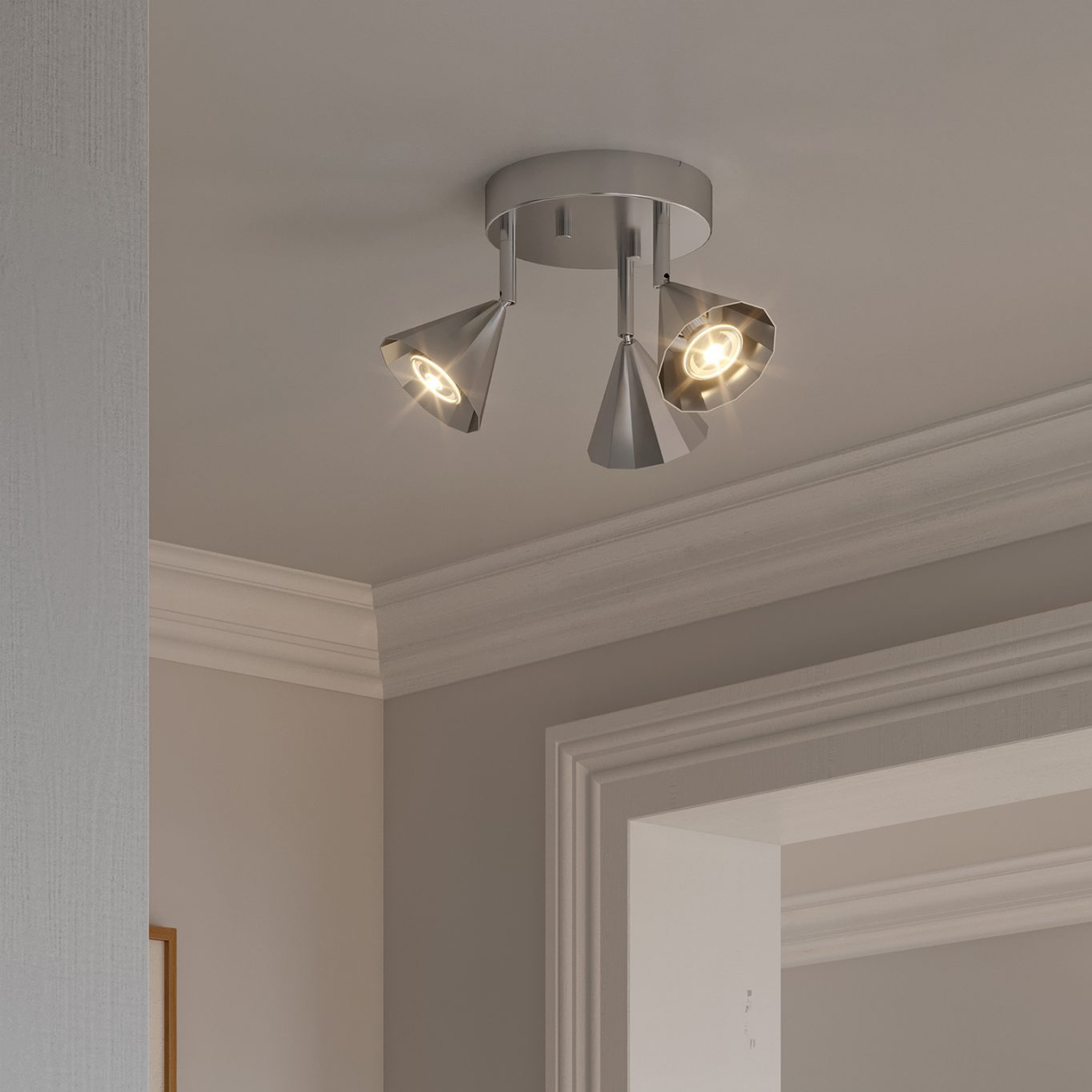 CO Bankeryd Rain 18 Spotlight Aluminium