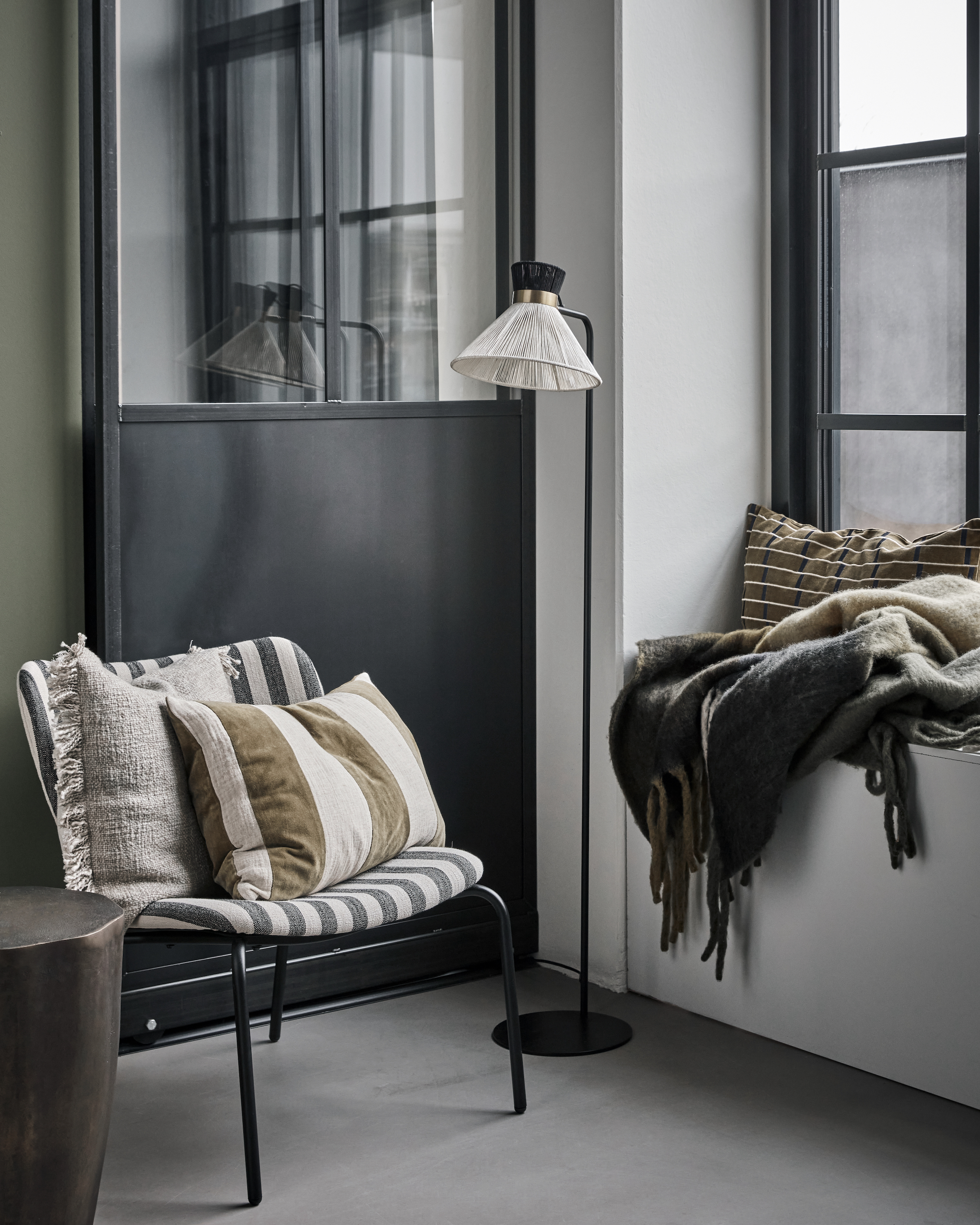 House Doctor Cord Golvlampa Svart