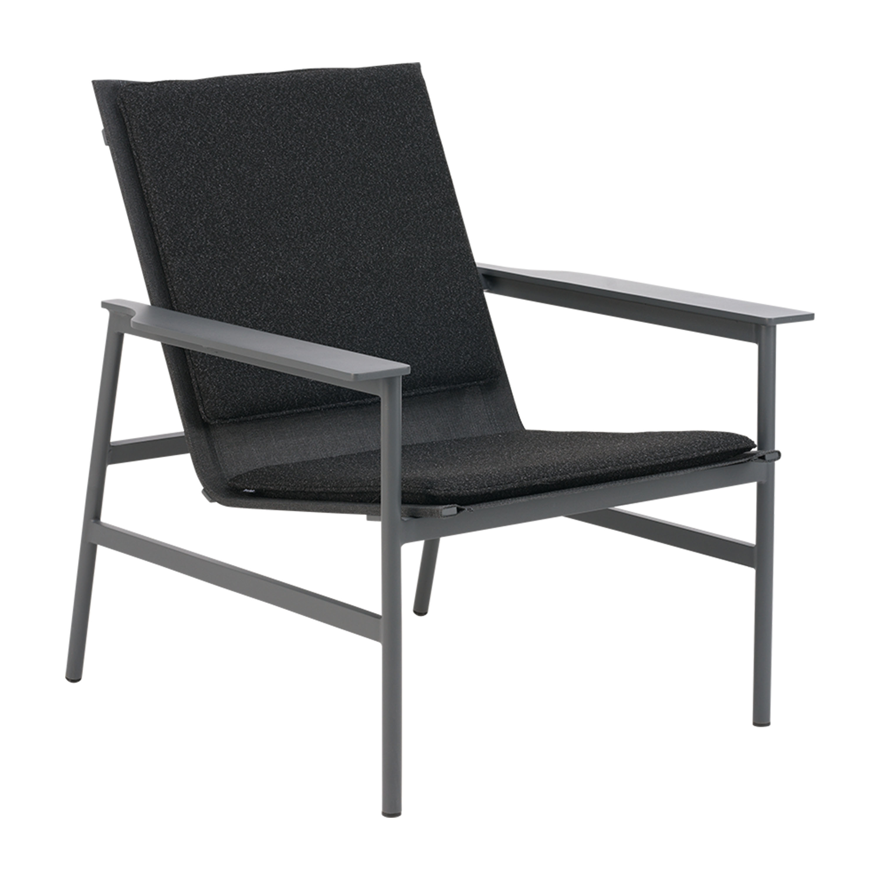 Soro Loungefotölj Anthracite/Teddy Black