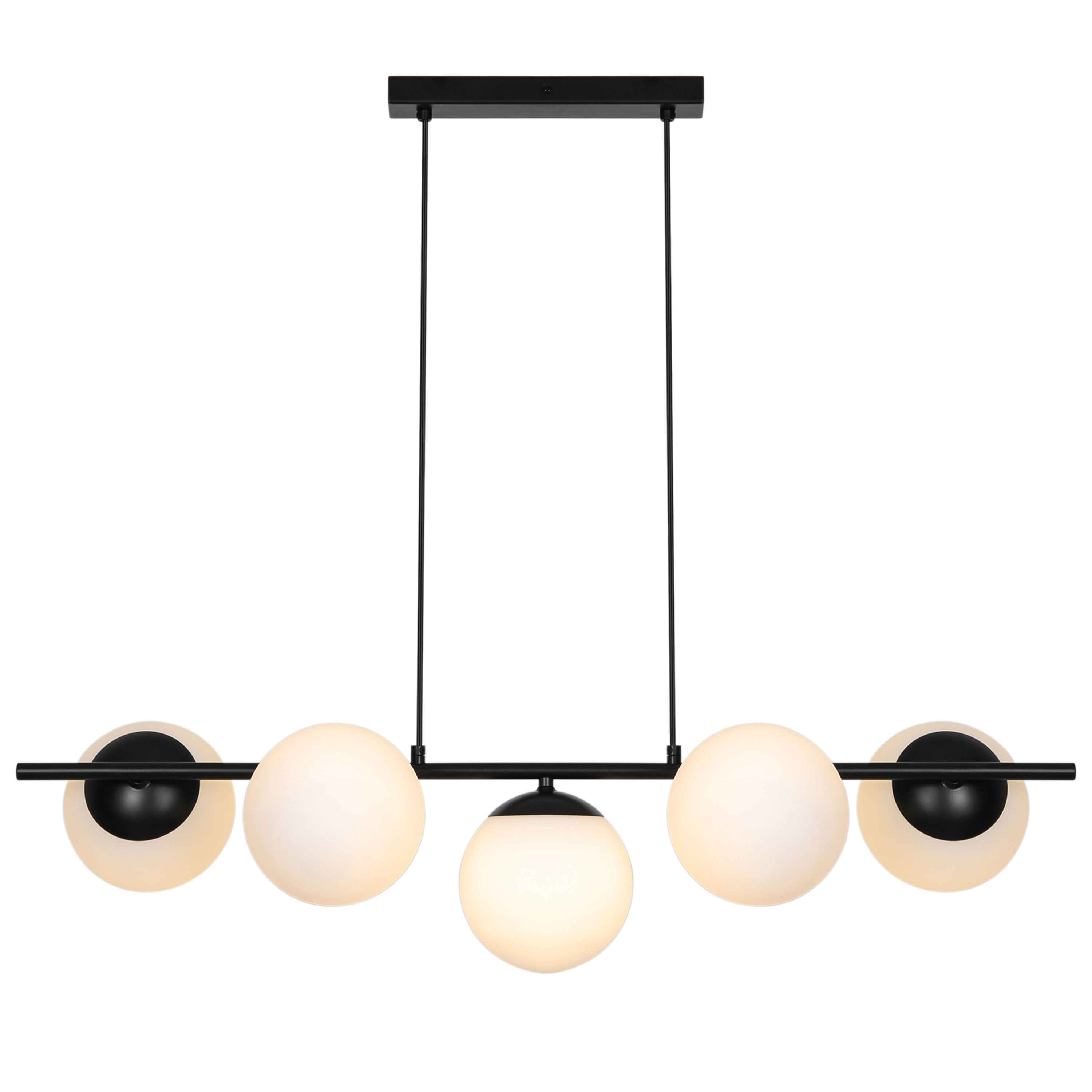 Lilly 5-spot Taklampa Svart