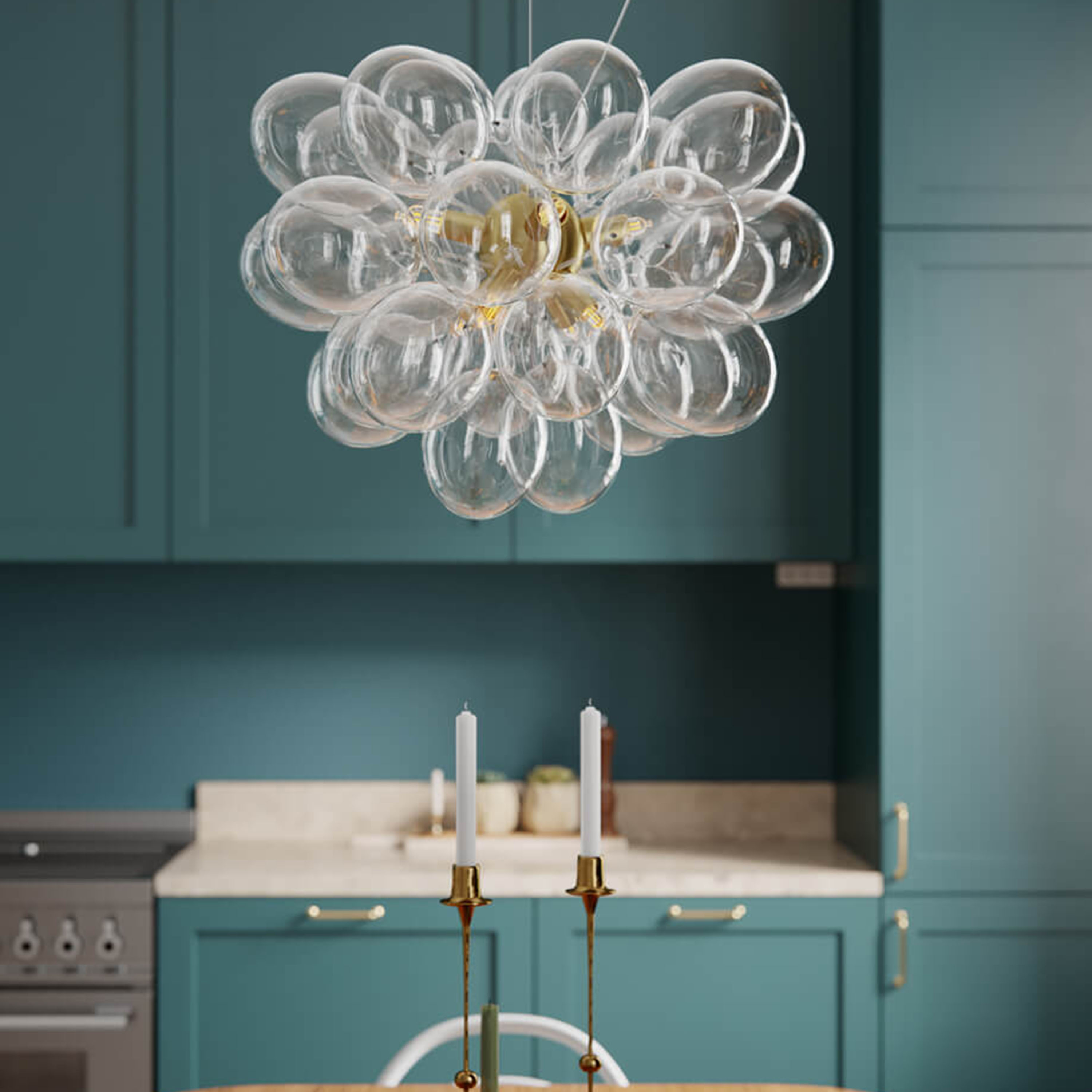 By Rydéns Gross Taklampa Mässing/Klar