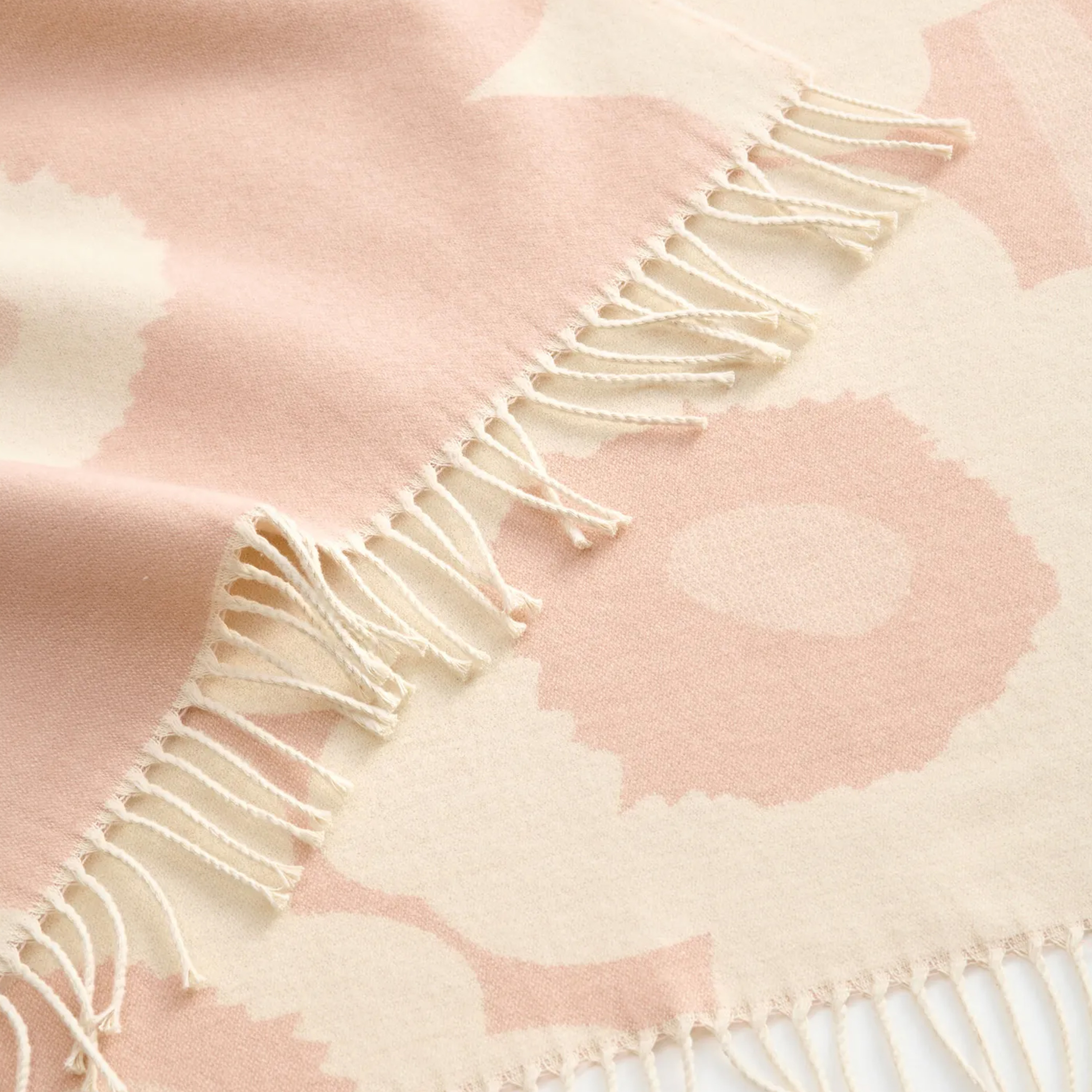 Marimekko Unikko Decke Off White/Rosa 130x180