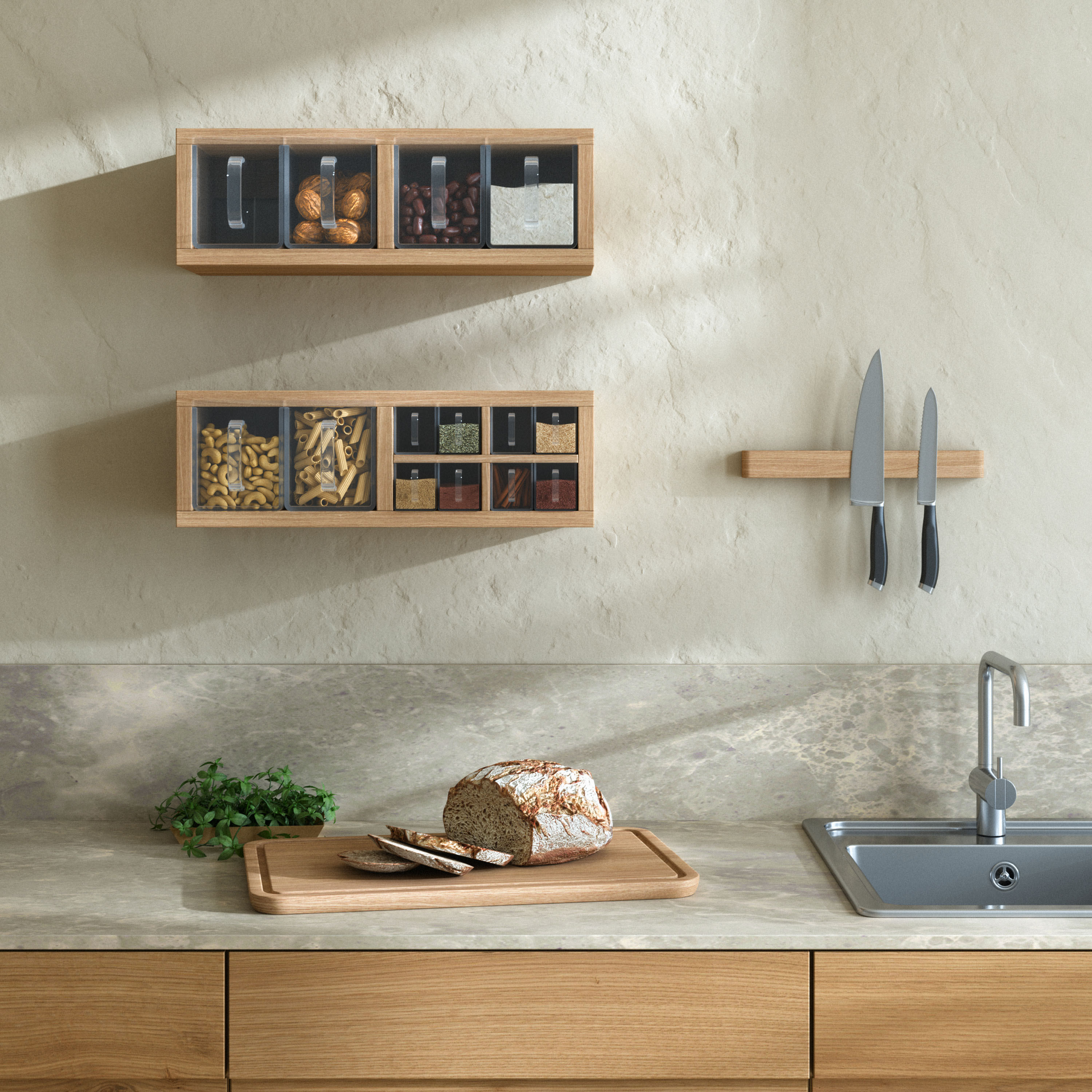 Andersen Furniture A-Organizer 2 Vägghylla 17x52