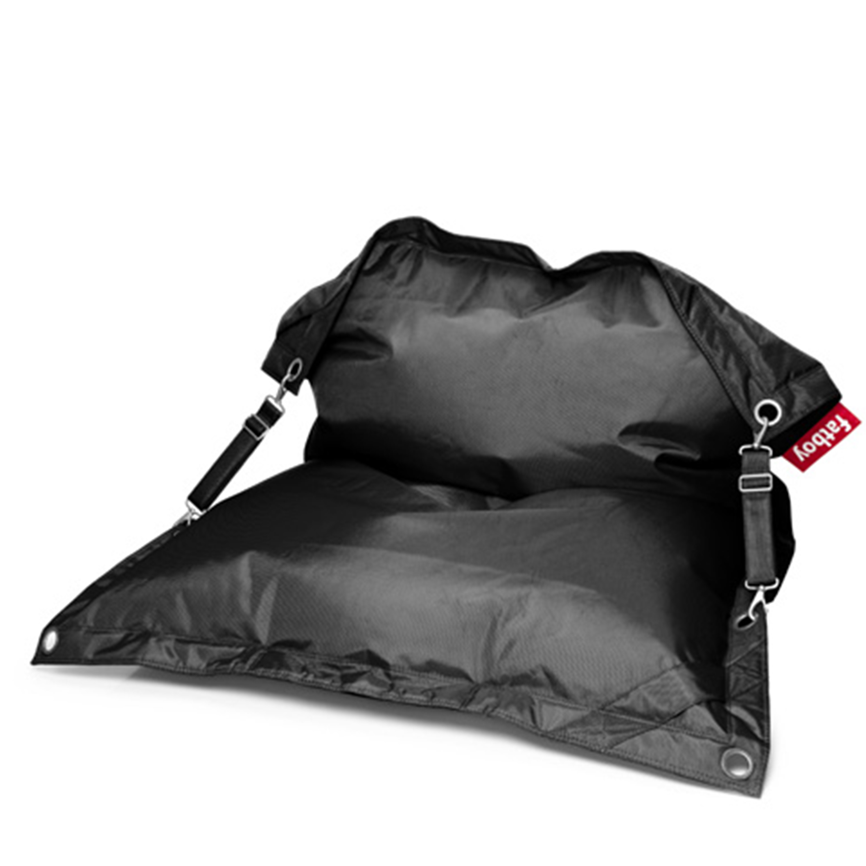 Fatboy - Buggle-Up Puffi Musta - Polyester - Pouf Outdoor