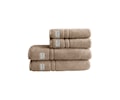 Organic Premium Terry Handduk Silver Sand 4-pack