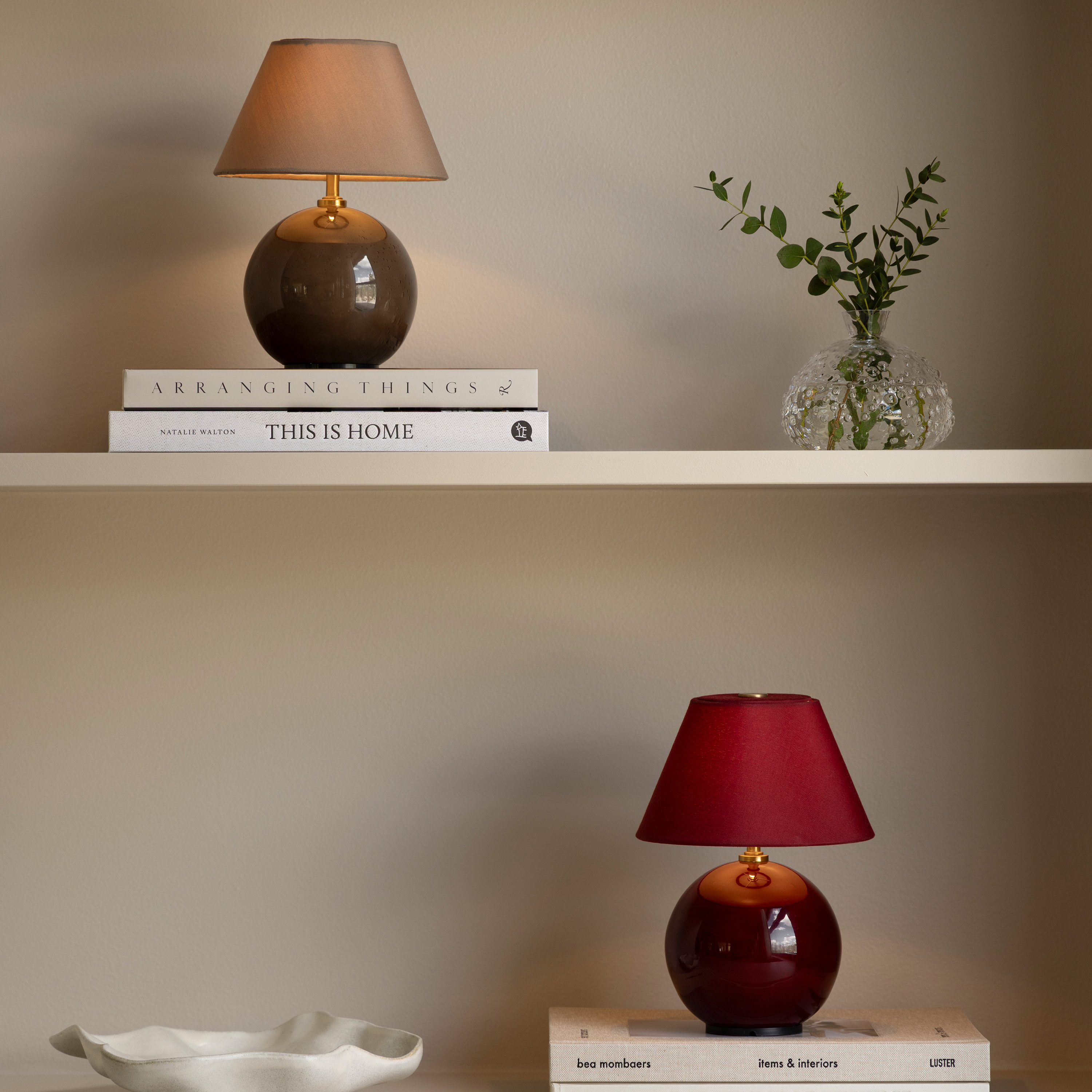 Globen Lighting Iris Portabel Bordslampa Mocha